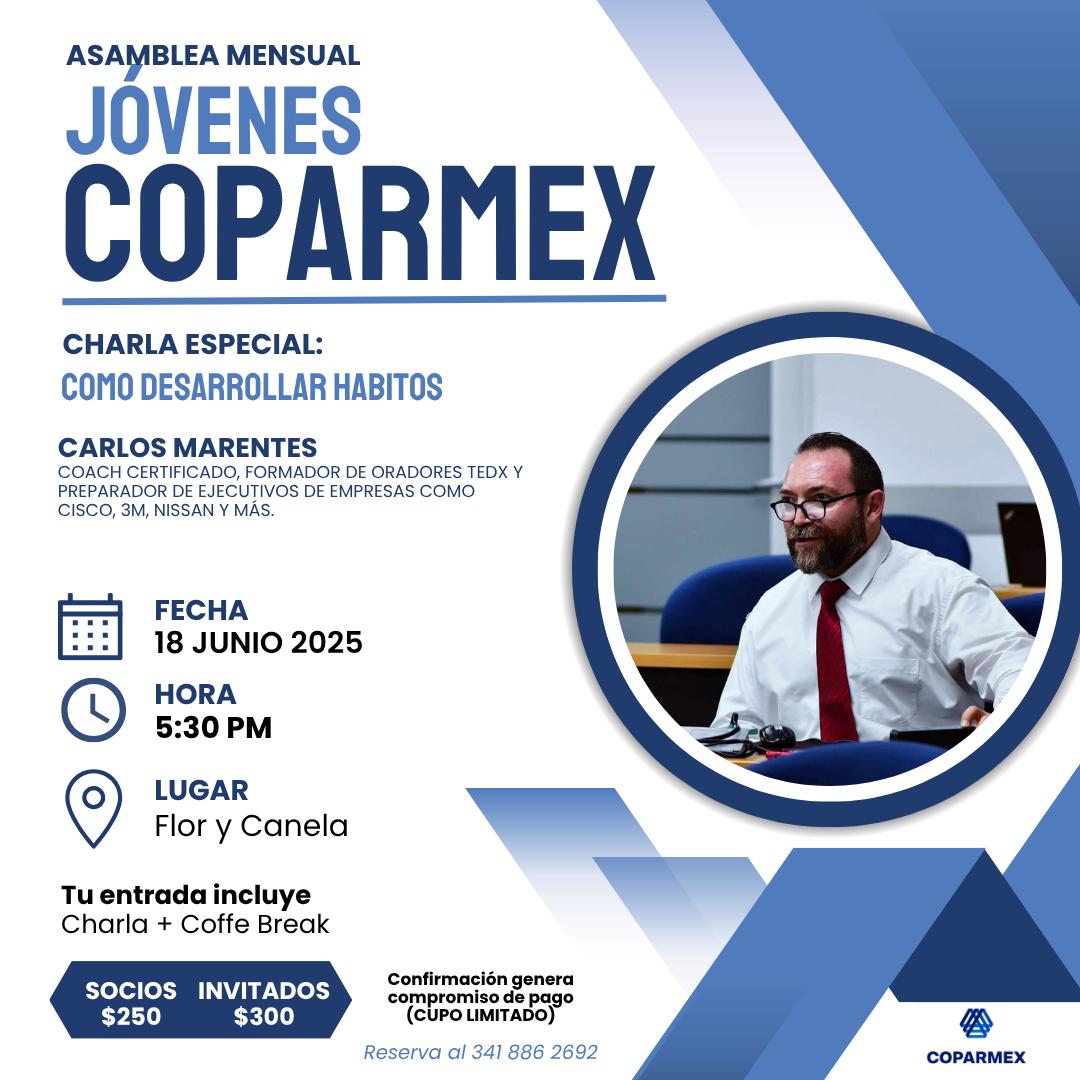 Coparmex - 🎯 ¿Quieres construir hábitos que realmente transformen tu ...