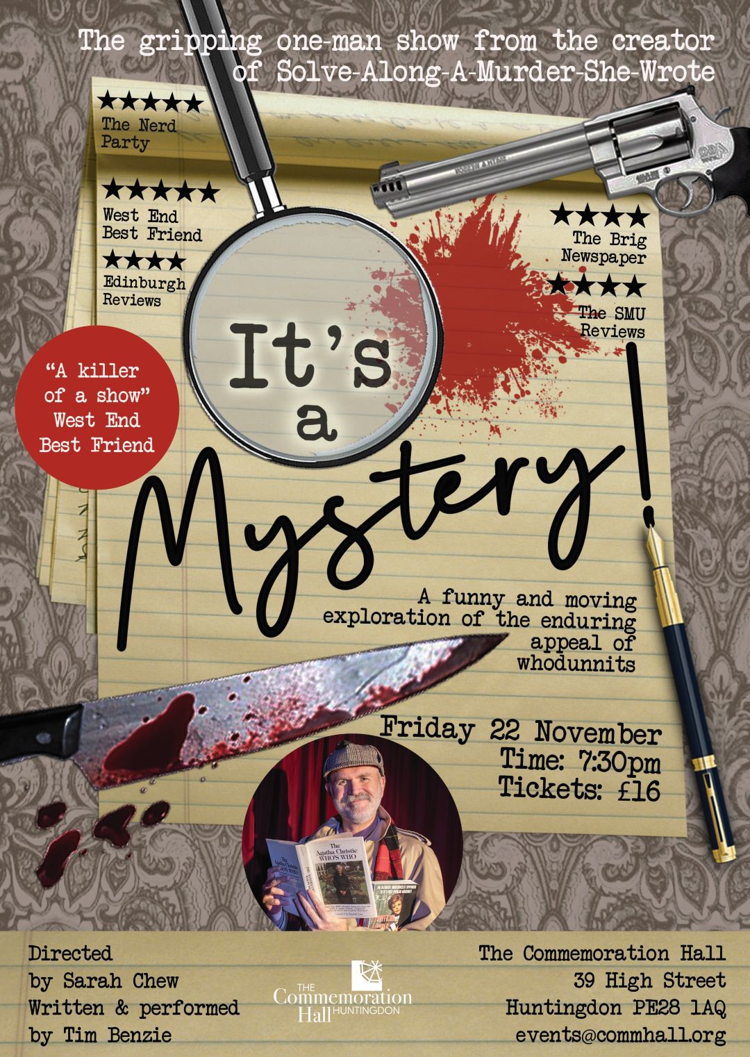 The Commemoration - TOMORROW NIGHT! It’s a Mystery! - Friday 22nd ...