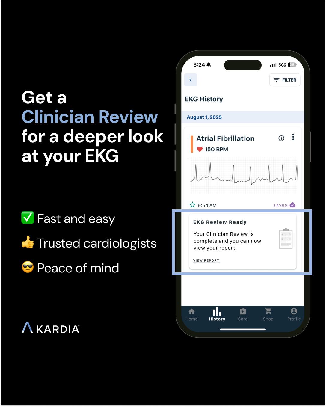 Kardia - The Clinician Review feature in the Kardia app allows you to ...