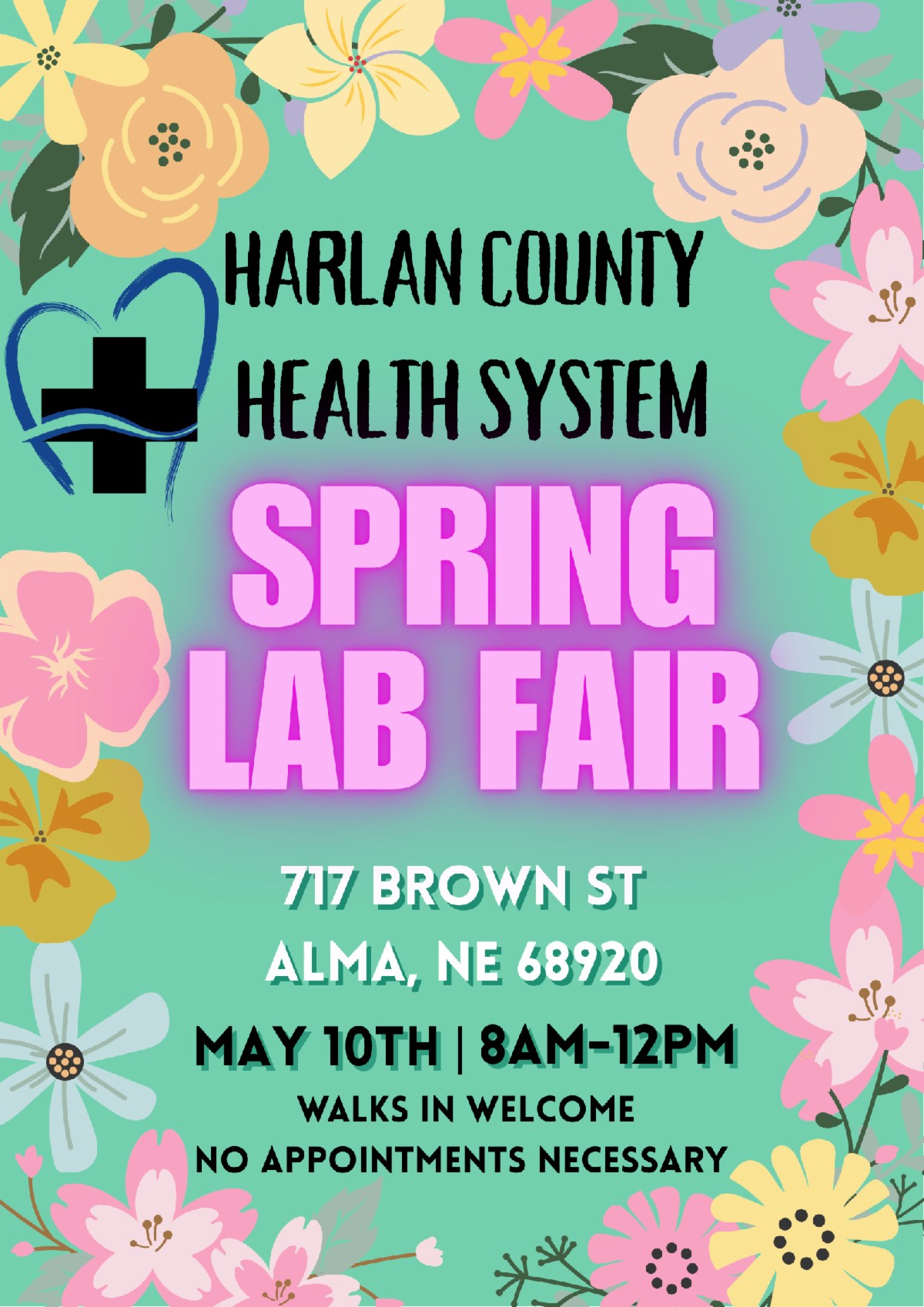 Harlan - 🧪 Lab Fair – Get Your Labs Done! 🧪 📅 Date: Saturday, May 10th ...