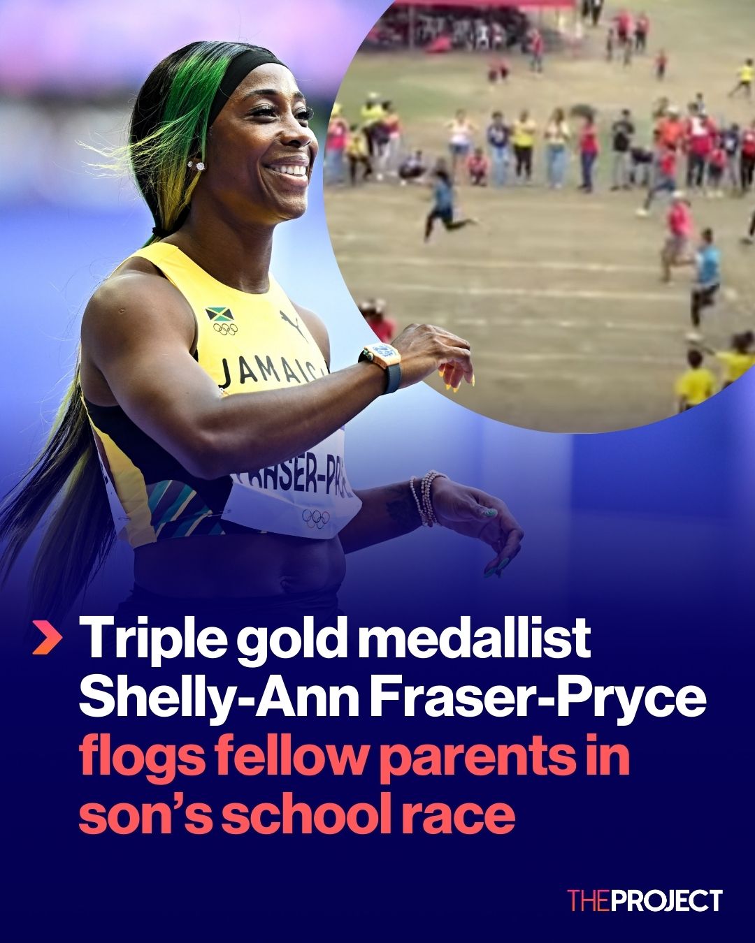 The Project - Shelly-Ann Fraser-Pryce showed no mercy to fellow mothers ...