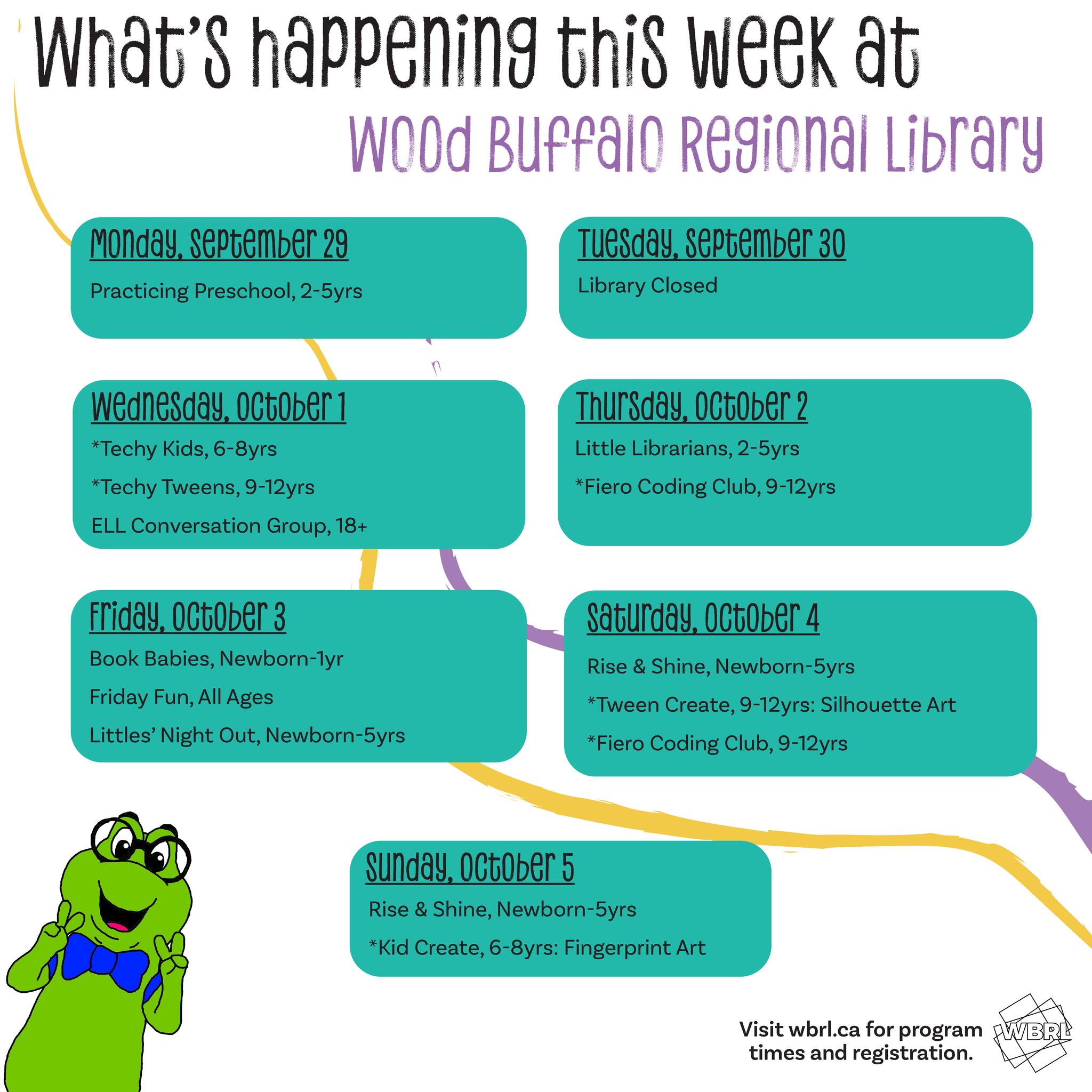 We're heading into a month... - Wood Buffalo Regional Library | Facebook