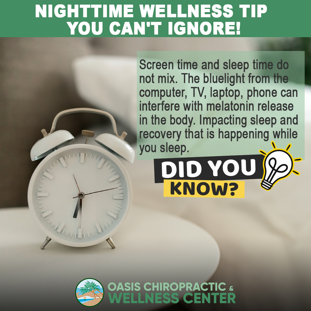 Oasis - 🌙🛌 Wind Down for the Weekend! Did you know? Reducing screen ...