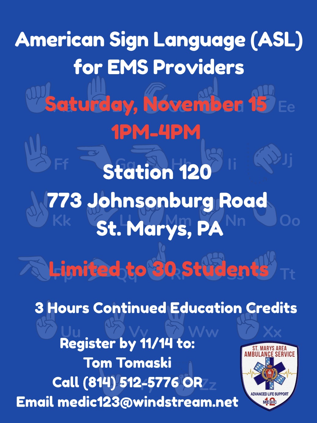 🚑EMS Providers!... - St. Marys Area Ambulance Service, Inc. | Facebook