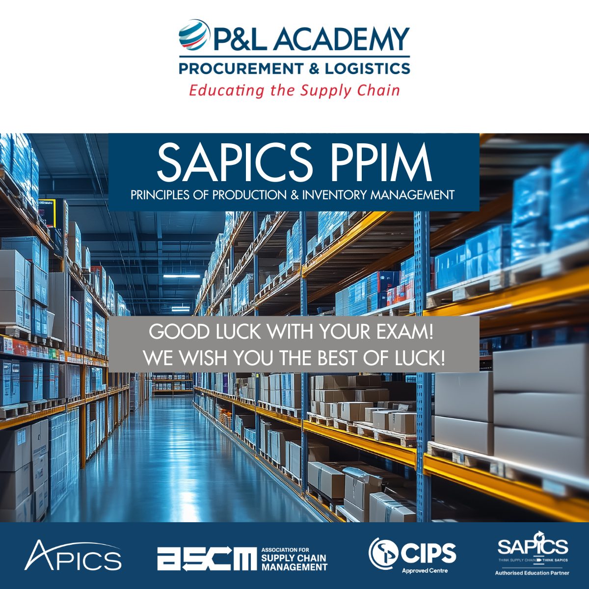 Good luck to our... - The Procurement & Logistics Academy | Facebook