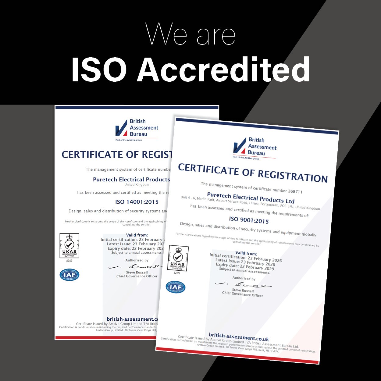 PureTech - 🎉We’re proud to announce that PureTech Security is now UKAS ...