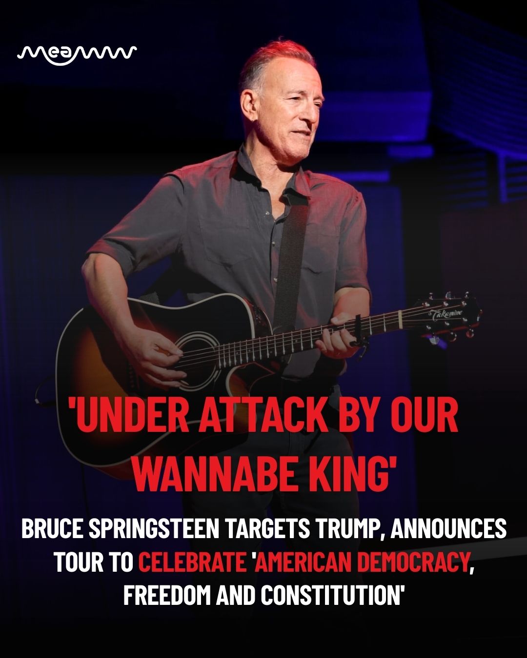 MEAWW - Bruce Springsteen announced a nationwide concert tour, saying ...