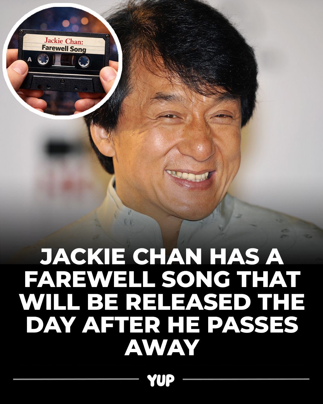Legendary action star Jackie Chan just revealed something
