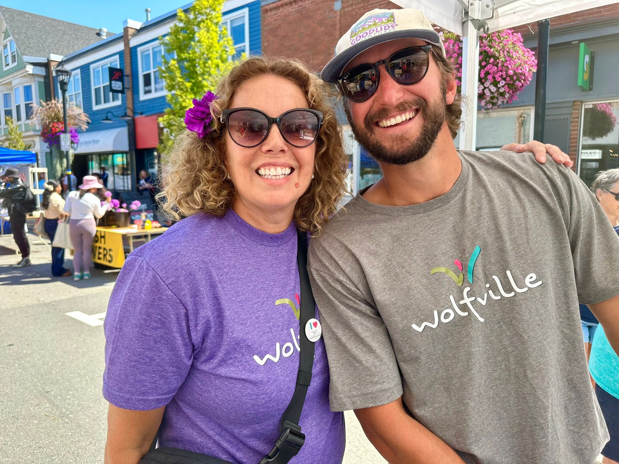 Town - Deputy Mayor, Jen Ingham and event organizer, Luke Moffatt ...