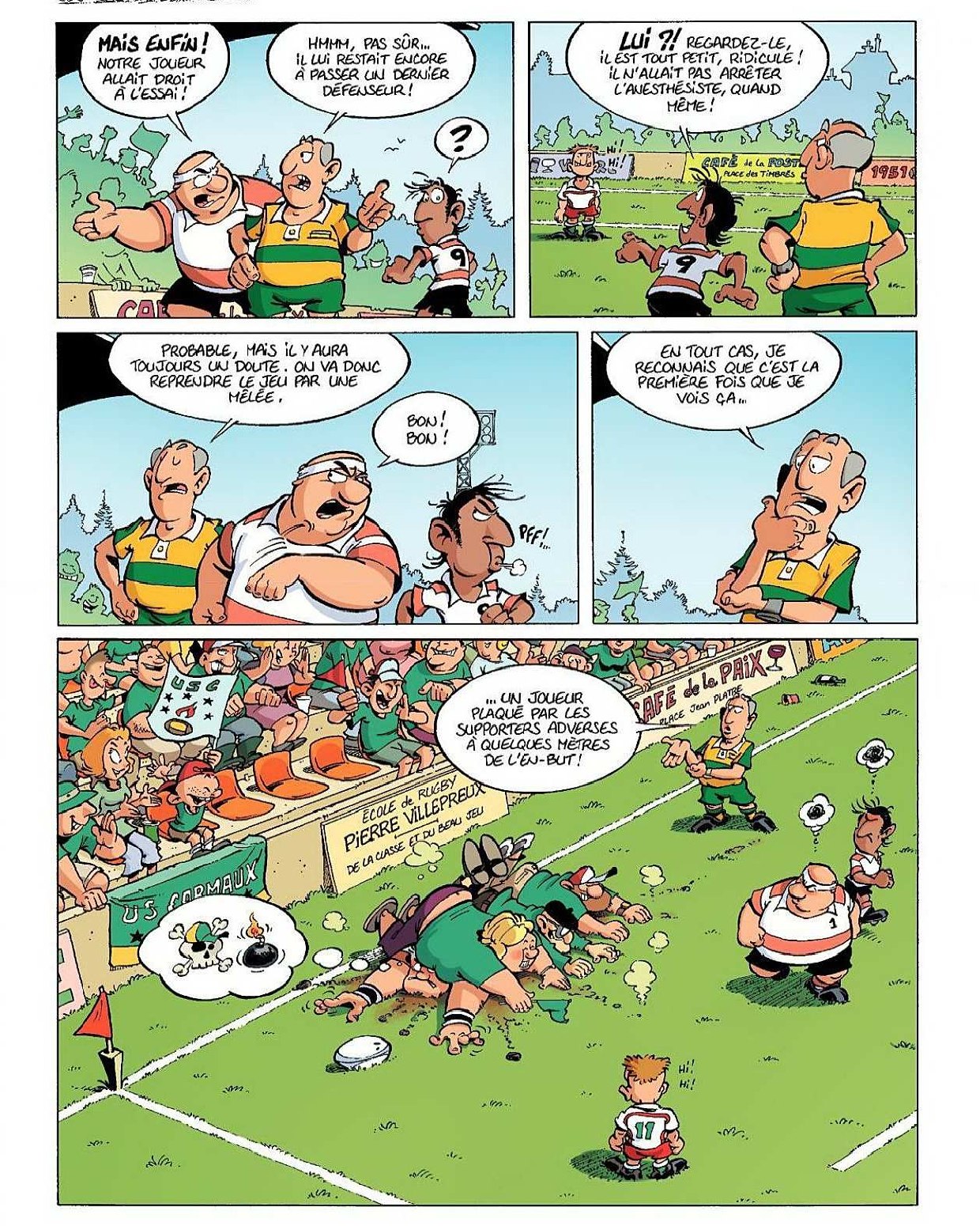 La - 🤣 Gag en une page 🤣 Avec la série « Les Rugbymen » par les BeKa et ...