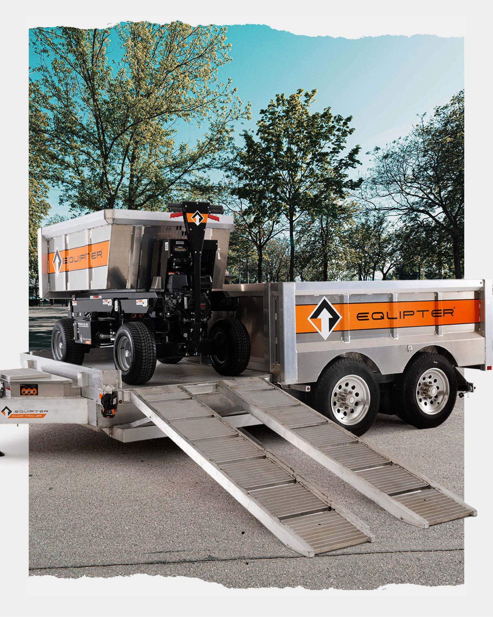 Equipter - A perfect pairing: The Equipter Dump Trailer +... | Facebook