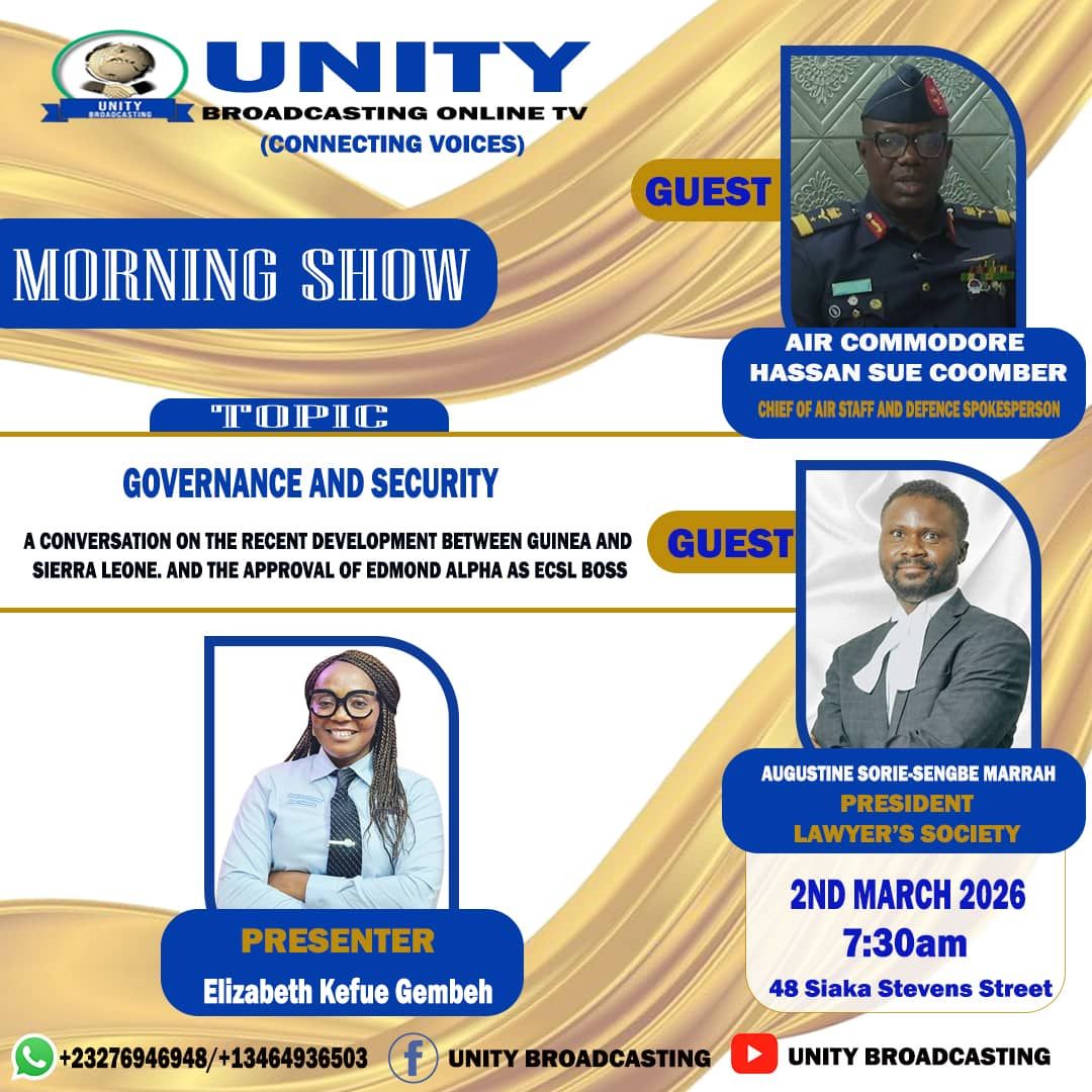Unity - As the month of March begins, on Unity Broadcasting , we return ...