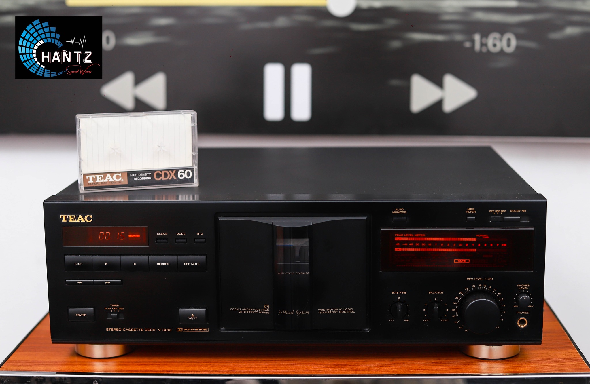 TEAC ステレオカセットデッキ V-3010 TEAC V-3010 3-head cassette deck for sale in Homagama