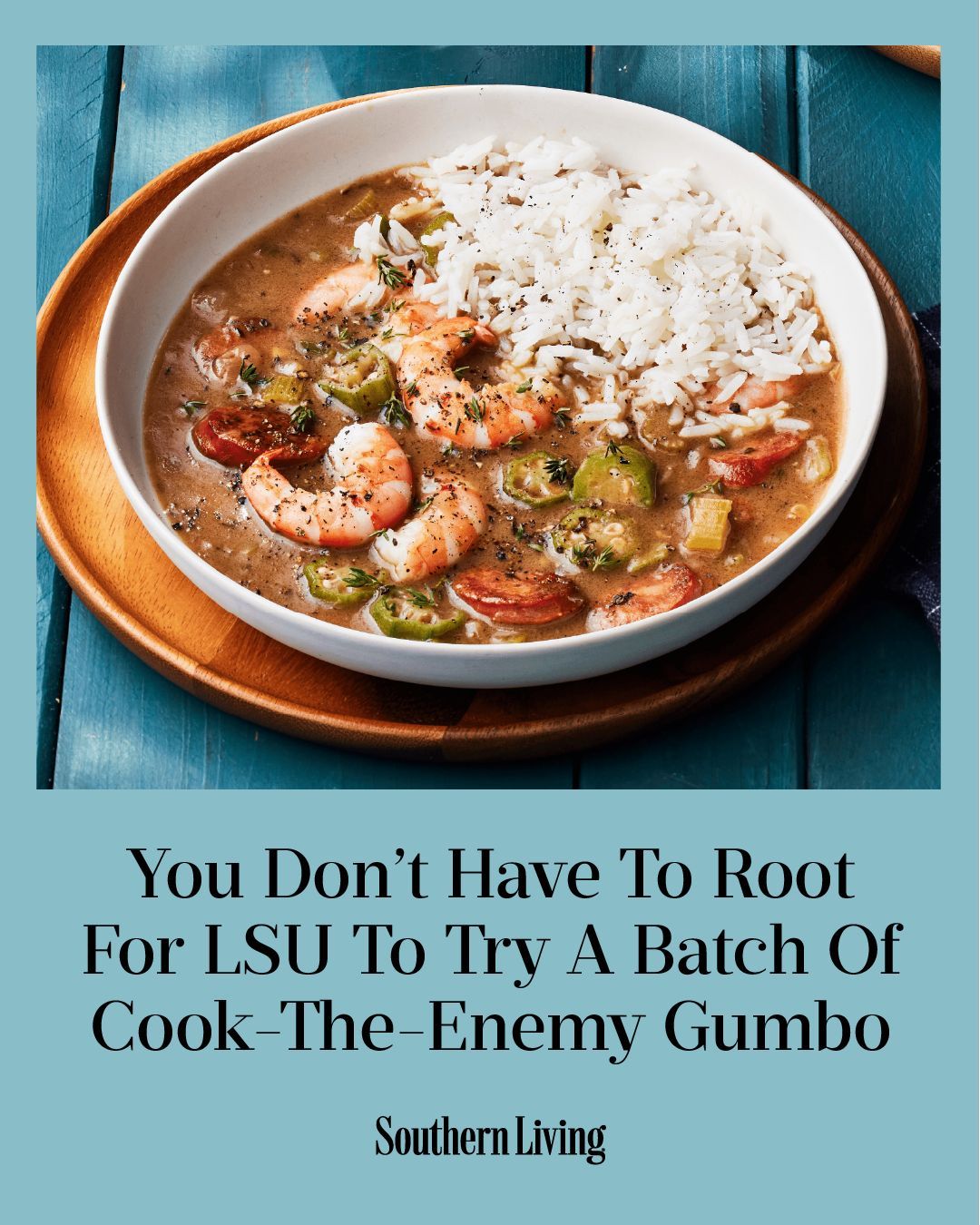 Southern - Turn any gumbo into a cook-the-enemy stew by adding chicken ...