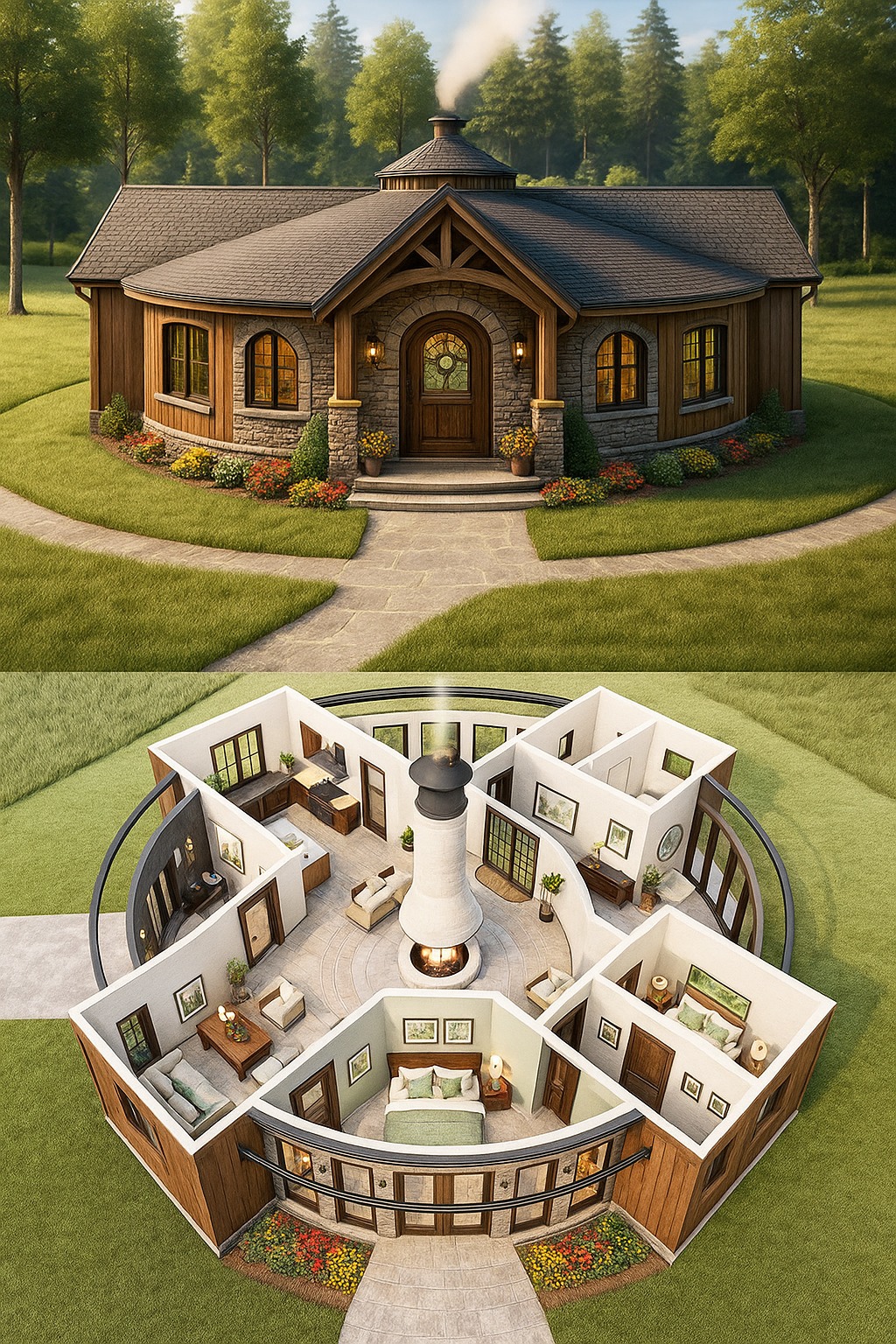 Tiny - The Circle of Comfort: A Modern Roundhouse Masterpiece See ...
