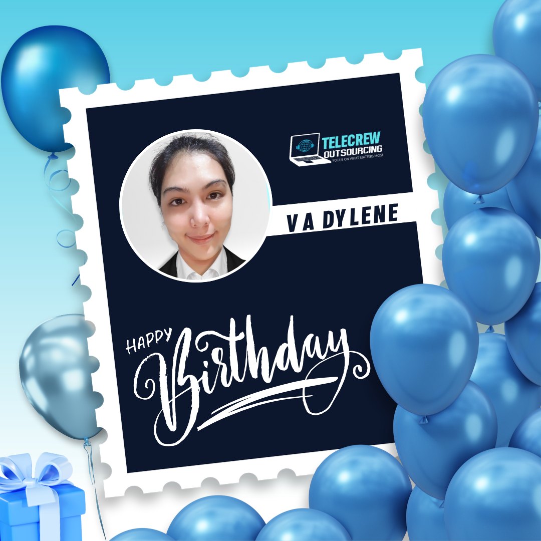 TeleCrew - Happy birthday, VA Dylene! 🎉 Your knack for finishing tasks ...