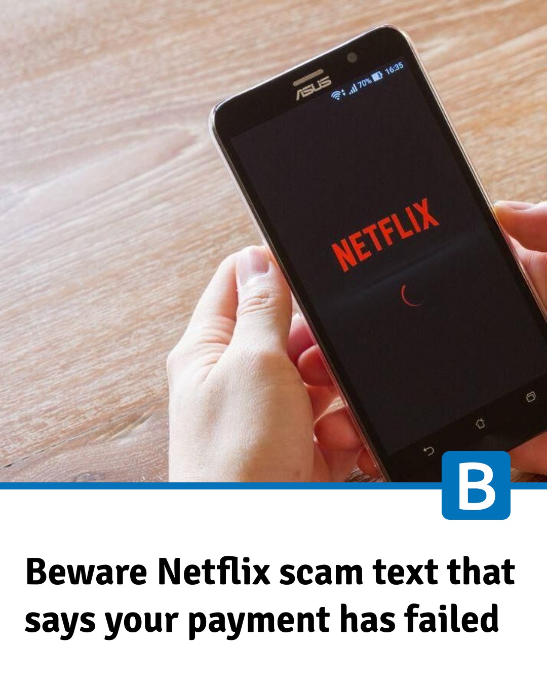 Bristol.Live - The text message claims to be from Netflix and warns the ...