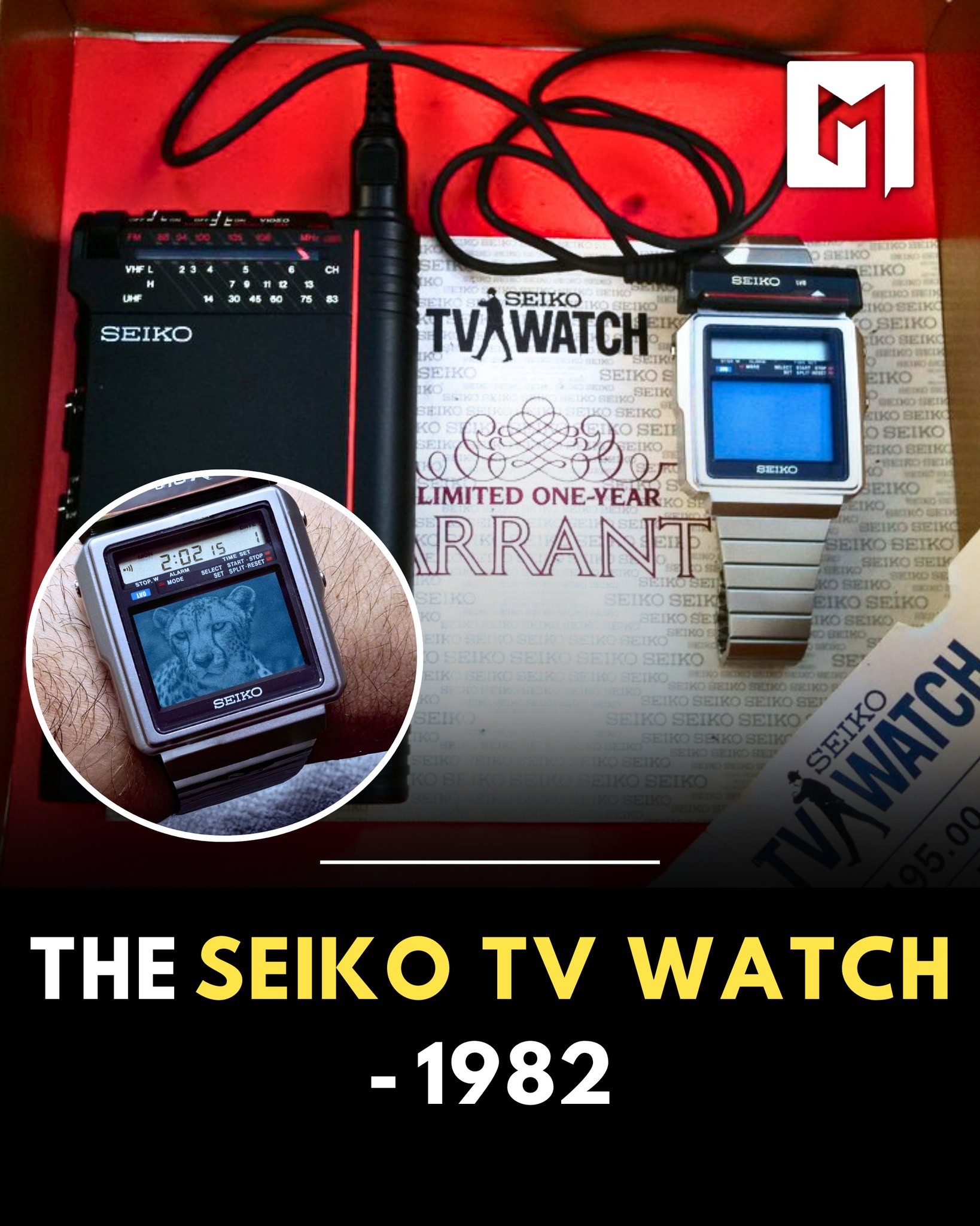 Seiko World Firsts Archive: The TV Watch The 1980s were a time for