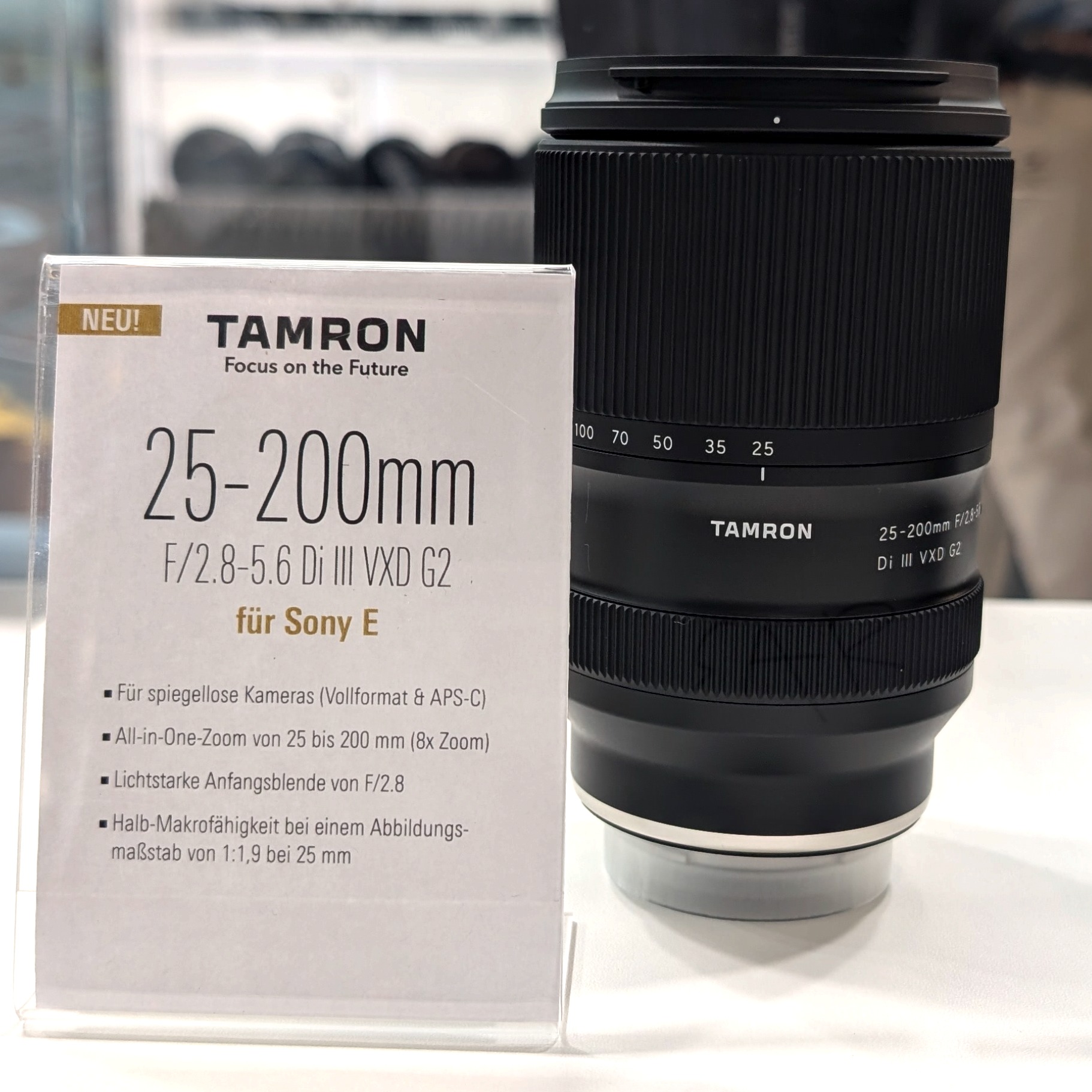 Sony A7Cii and Tamron 25-200mm lens