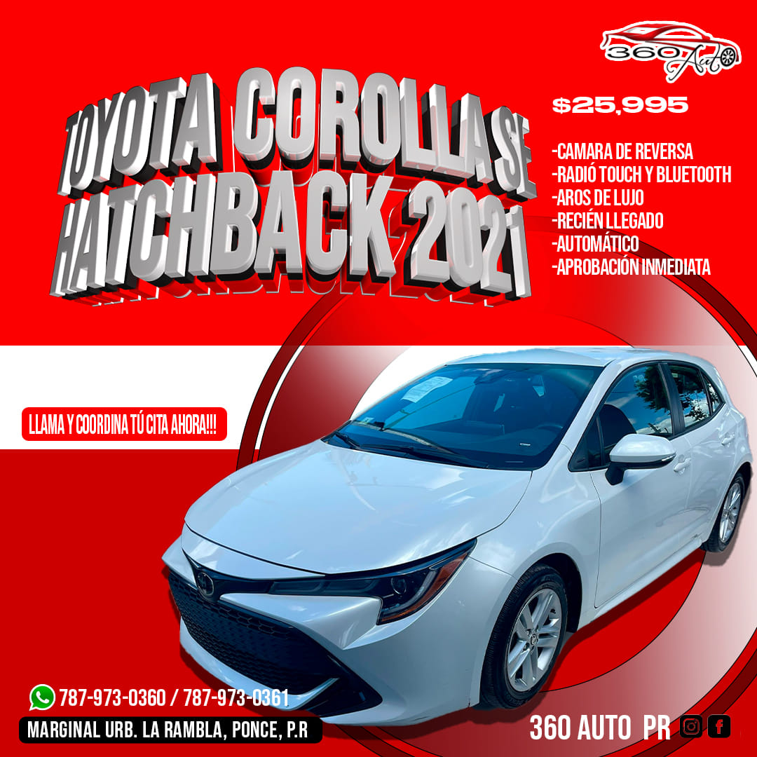 360 Auto PR - 🚨 #Superoferta $25,995.00 🚨 Toyota Corolla... | Facebook