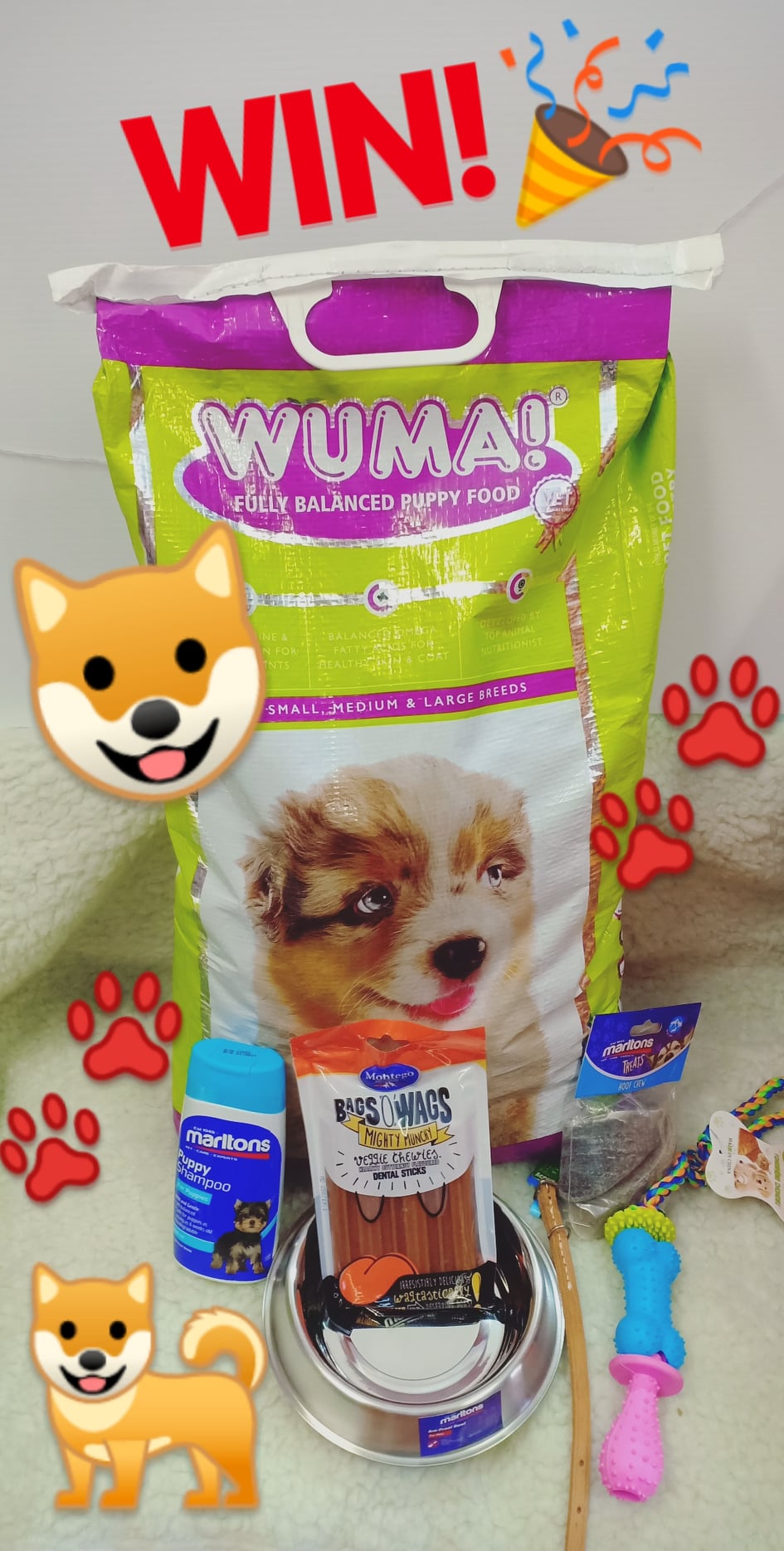 Now's your chance to WIN with... - Pawsome Dog Food Supplies