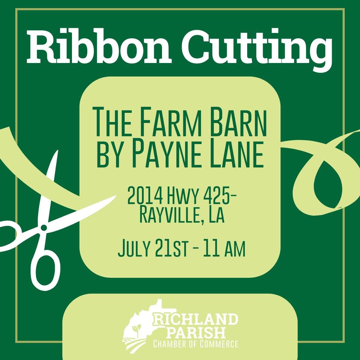 Ribbon Cutting- The Farm Barn