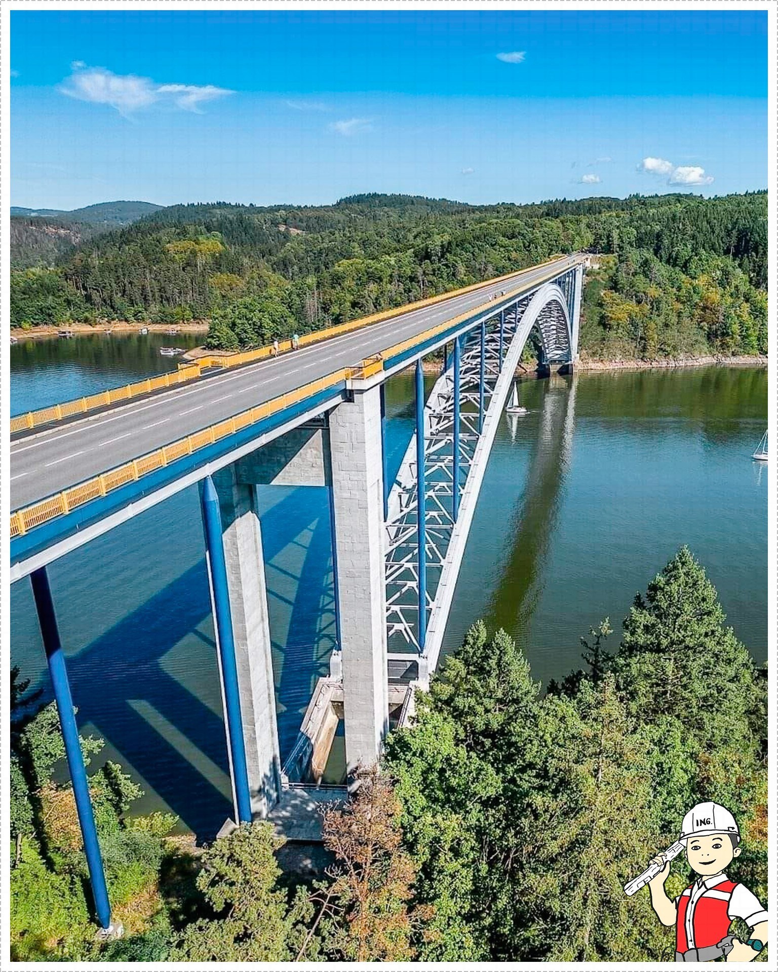 El Inge •͜• - Puente de arco parabólico 👀.‼ . #ingenieria... | Facebook