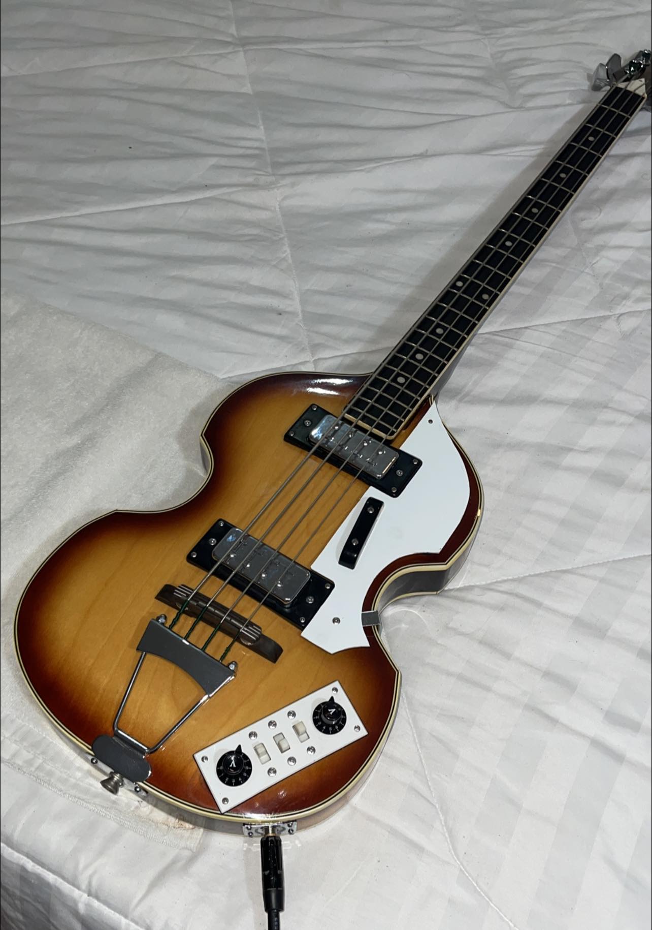 1975 Fresher violin bass restoration