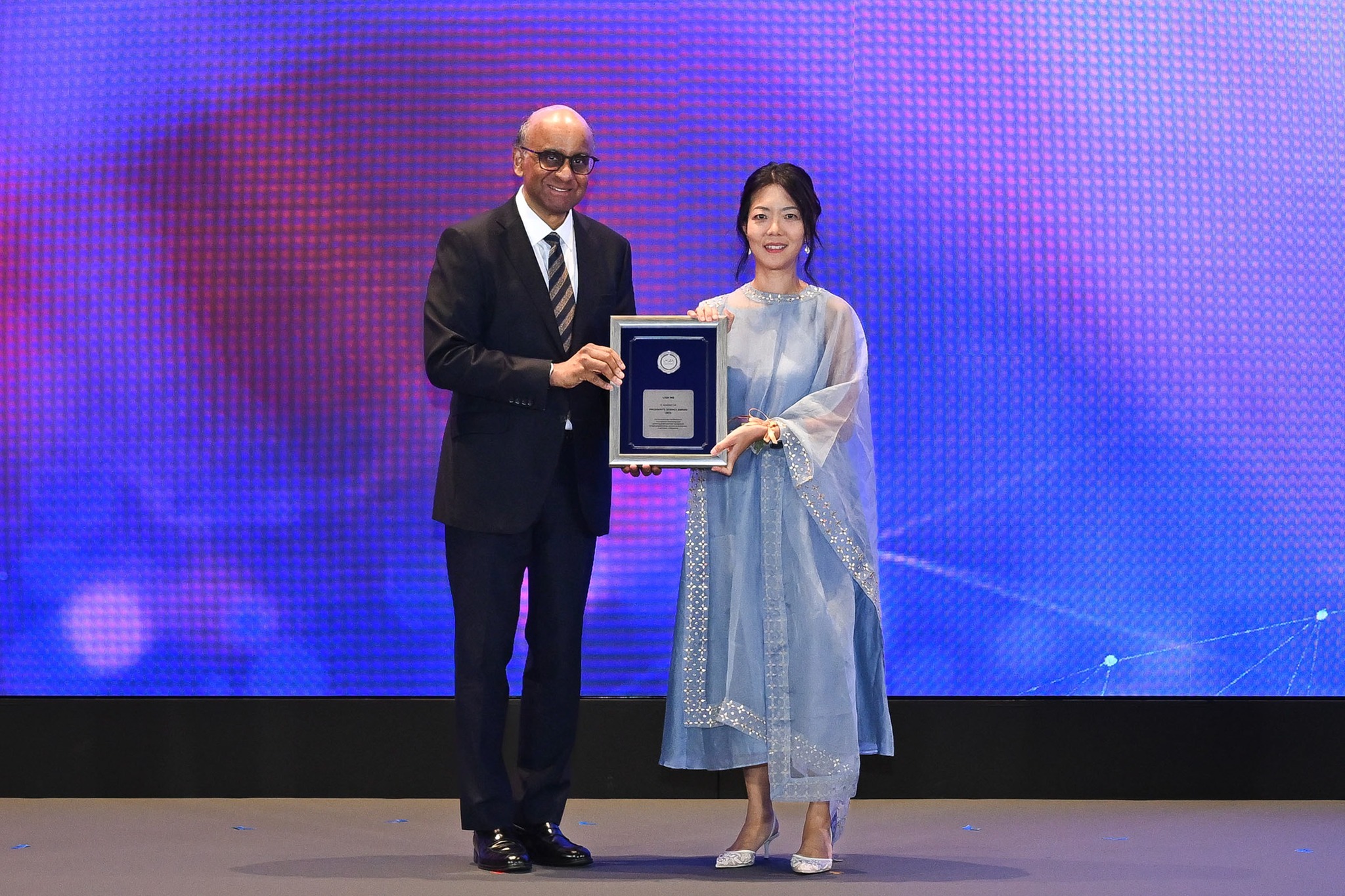 National - Adj Prof Lisa Ng (right) received the President’s Science ...