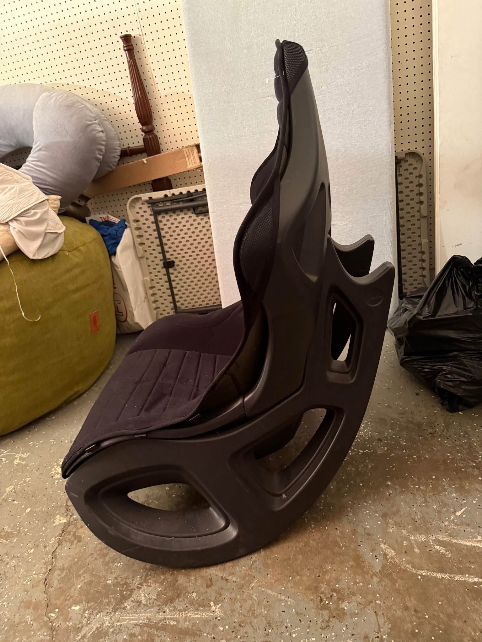 AK Designs - Rocker 100 Series Gaming/Media Chair - Black - Office ...
