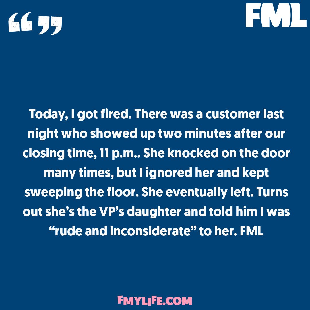 FML - Read the latest FMLs (and post your own) directly at... | Facebook