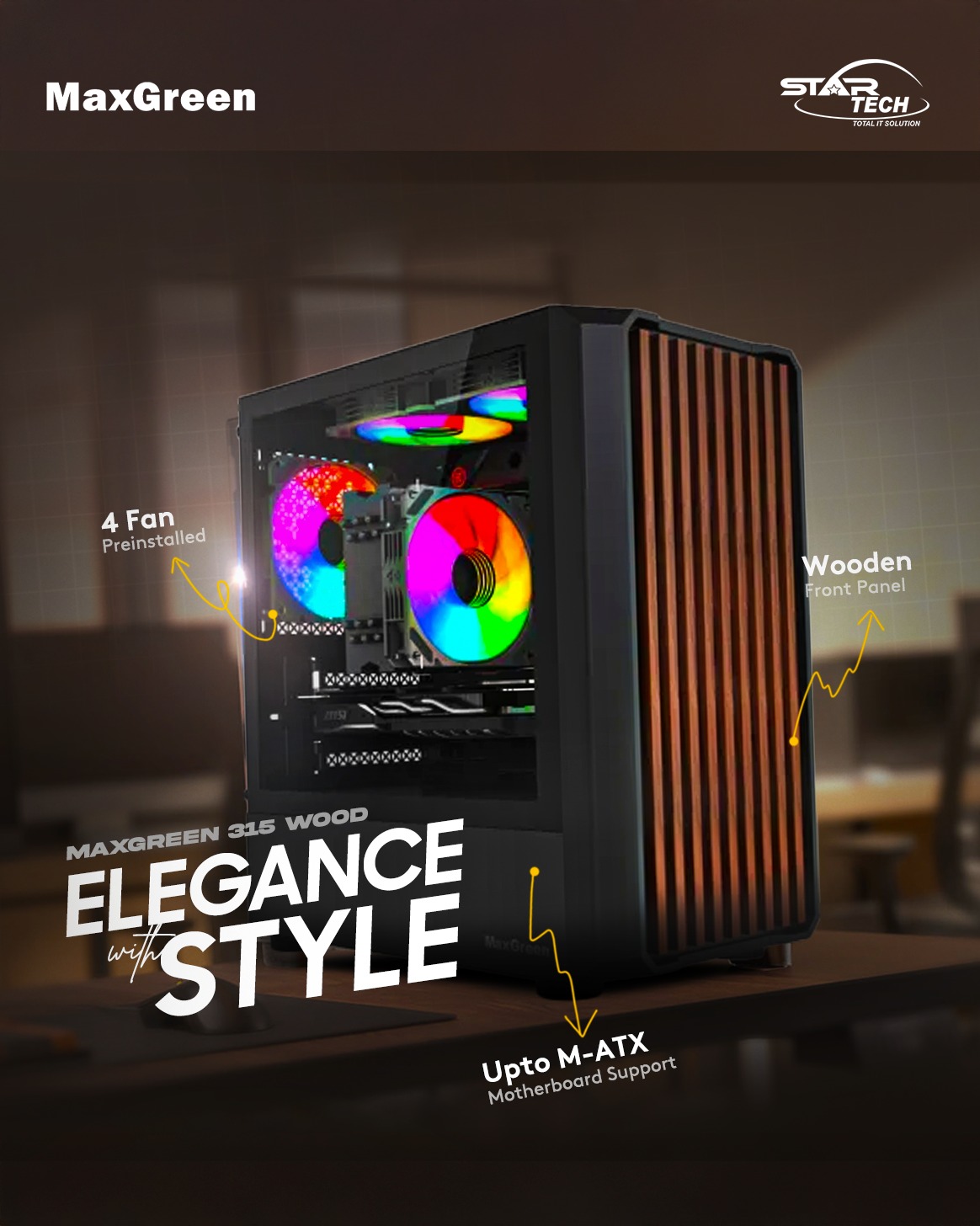 Star Tech Ltd. - 🖥️ Stylish • Durable • Cool – MaxGreen... | Facebook
