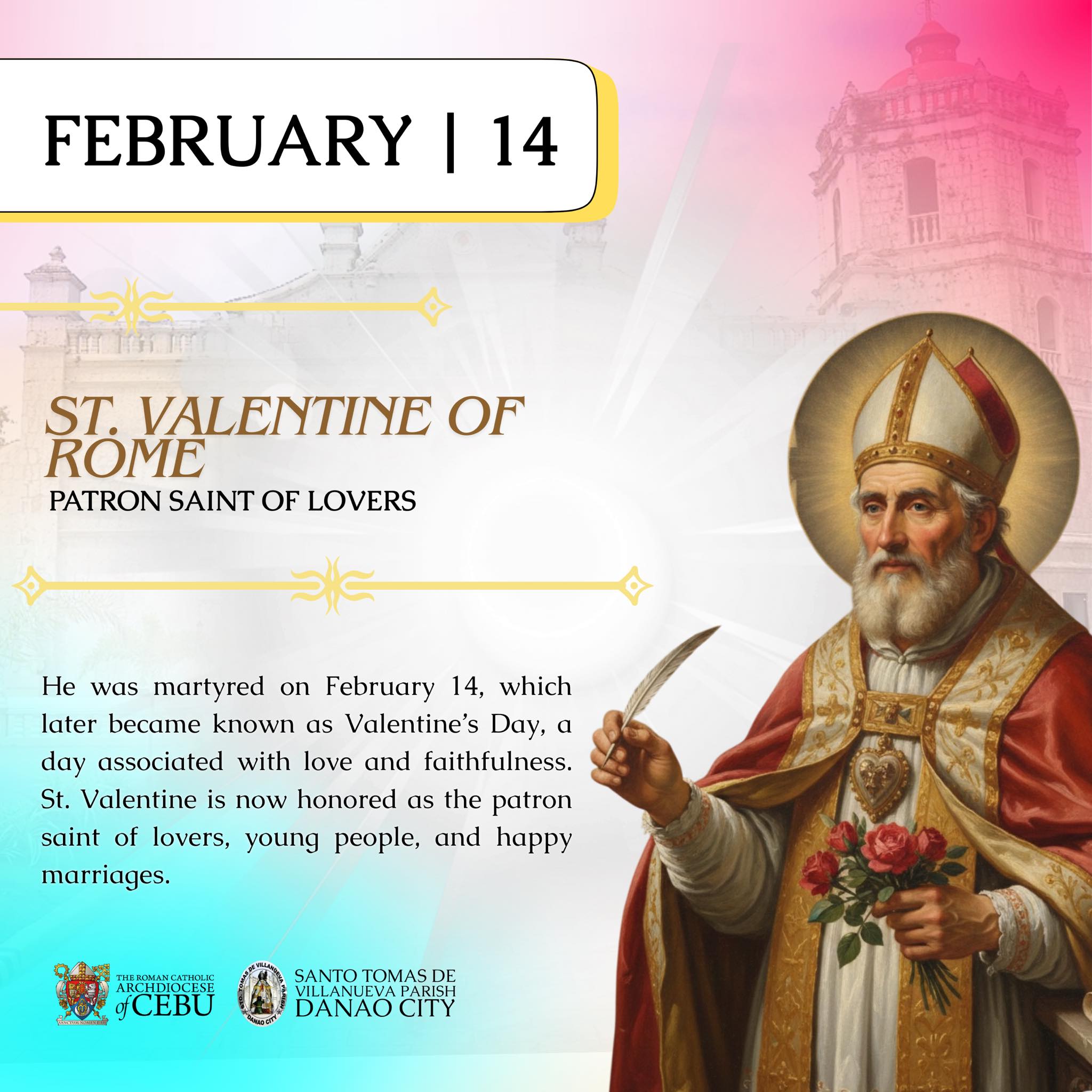 Sto. - FEAST DAY | Today, we celebrate the Feast of Saint Valentine of ...