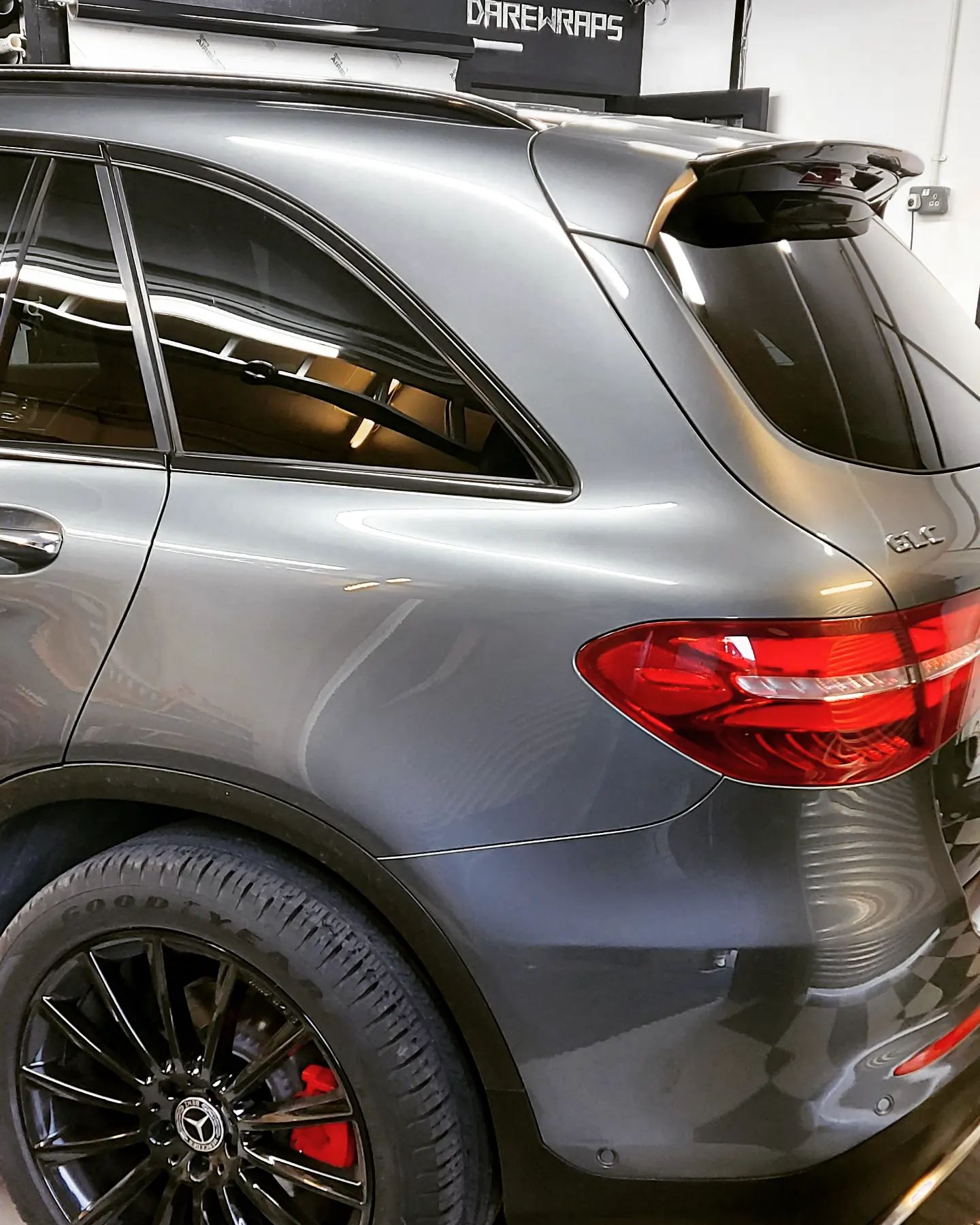GLC Mercedes Benz gloss black vinyl... - Darewraps UK Limited