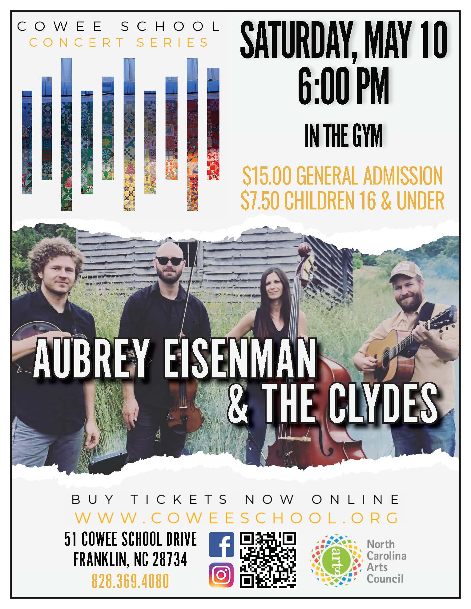 Cowee - Aubrey Eisenman & The Clydes return to the Cowee School stage ...