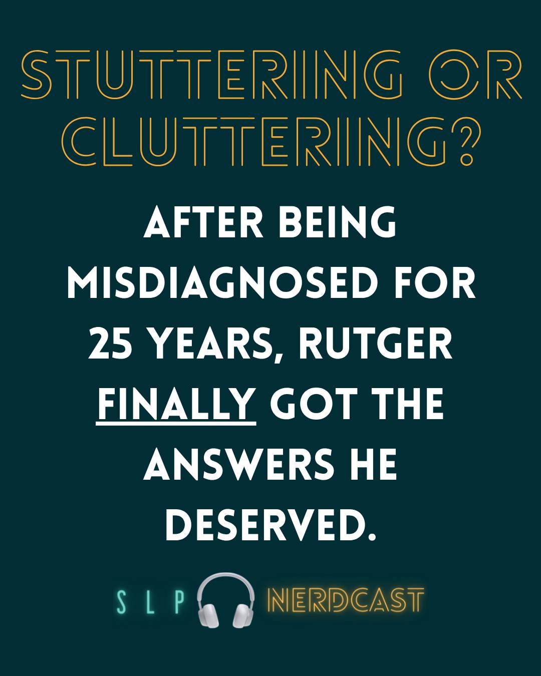 SLP - 🎙️ In our newest episode dropping today, we sit down with Rutger ...