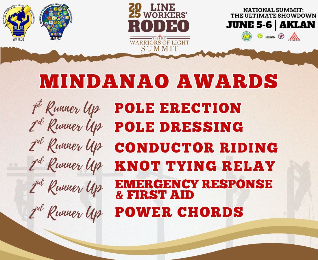 Association - MINDANAO STANDS TALL at the 2025 National Lineworkers ...