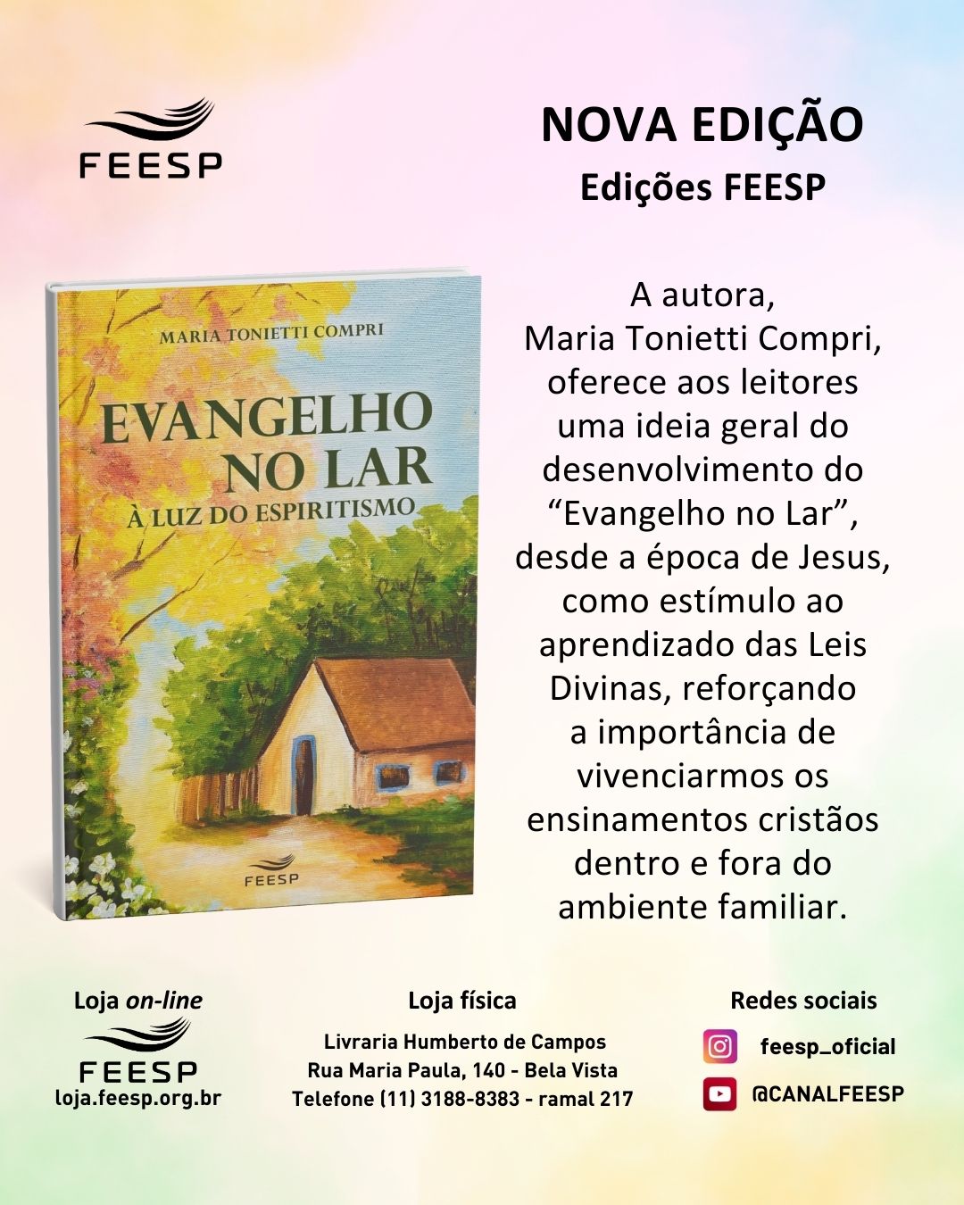 Federação - 📚 EVANGELHO NO LAR À LUZ DO ESPIRITISMO - NOVA EDIÇÃO A ...