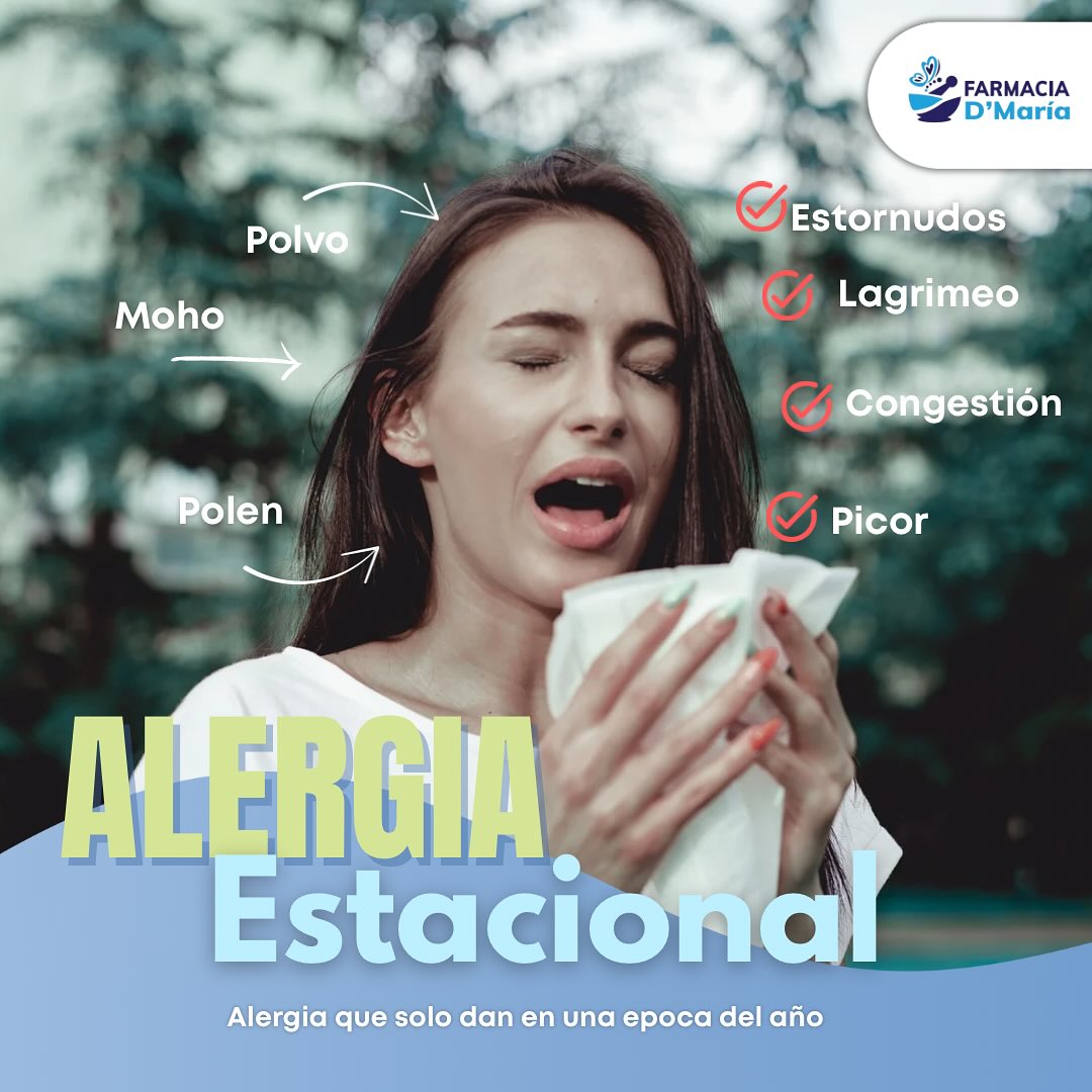 Farmacia - 🌸 ¡Temporada de alergias! 🌸 La alergia estacional aparece ...
