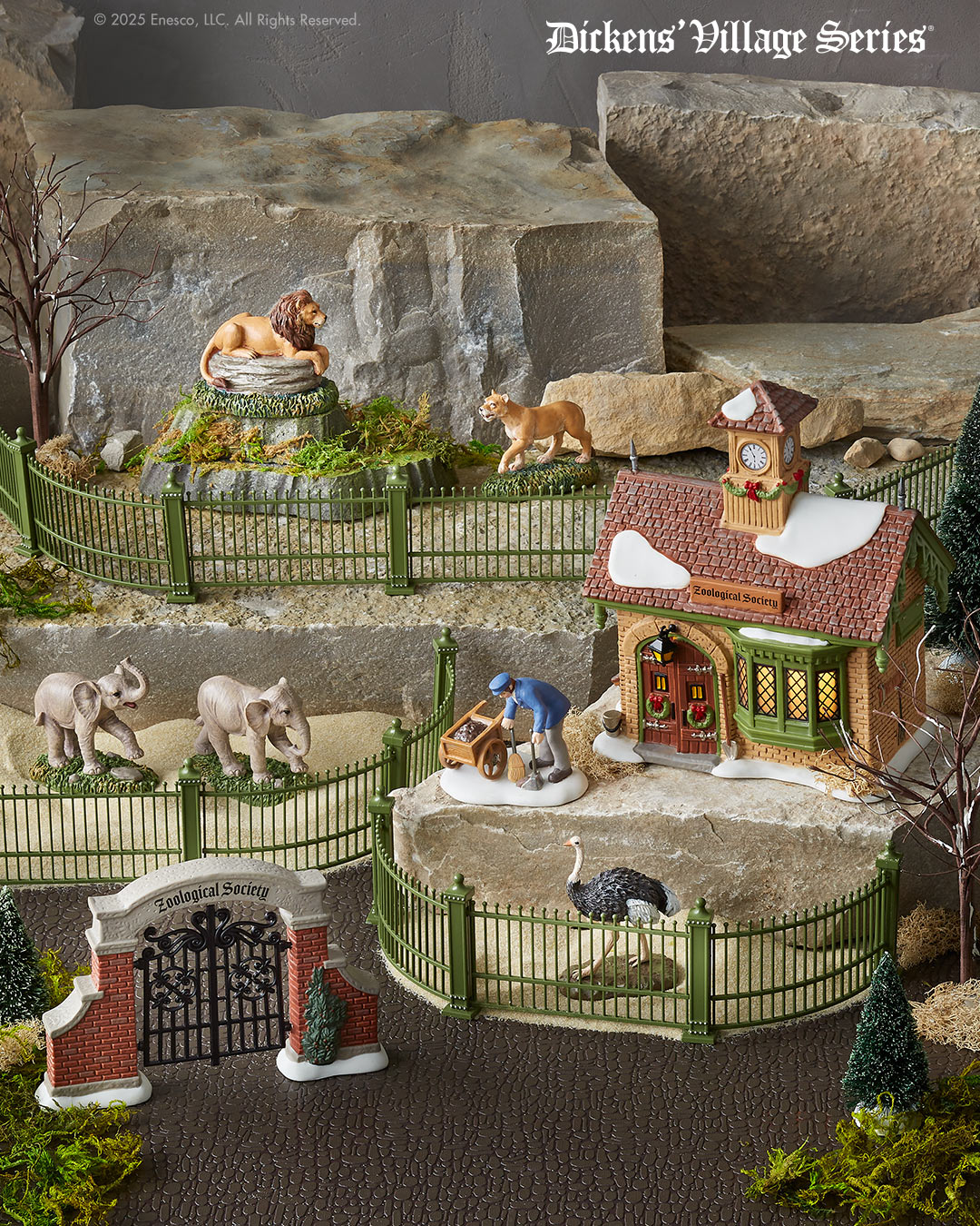 Department 56 Dickens' Village zoo display