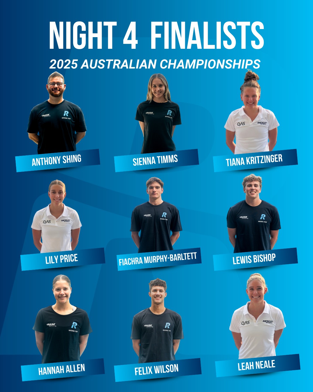 Rackley - NIGHT 4 - the final night (!) - of the 2025 Australian ...