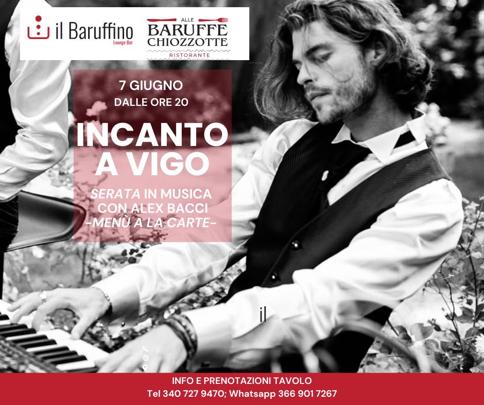 ChioggiaTV - SABATO 7 GIUGNO 🎵 INCANTO A CHIOGGIA CON LA MUSICA DI ALEX ...