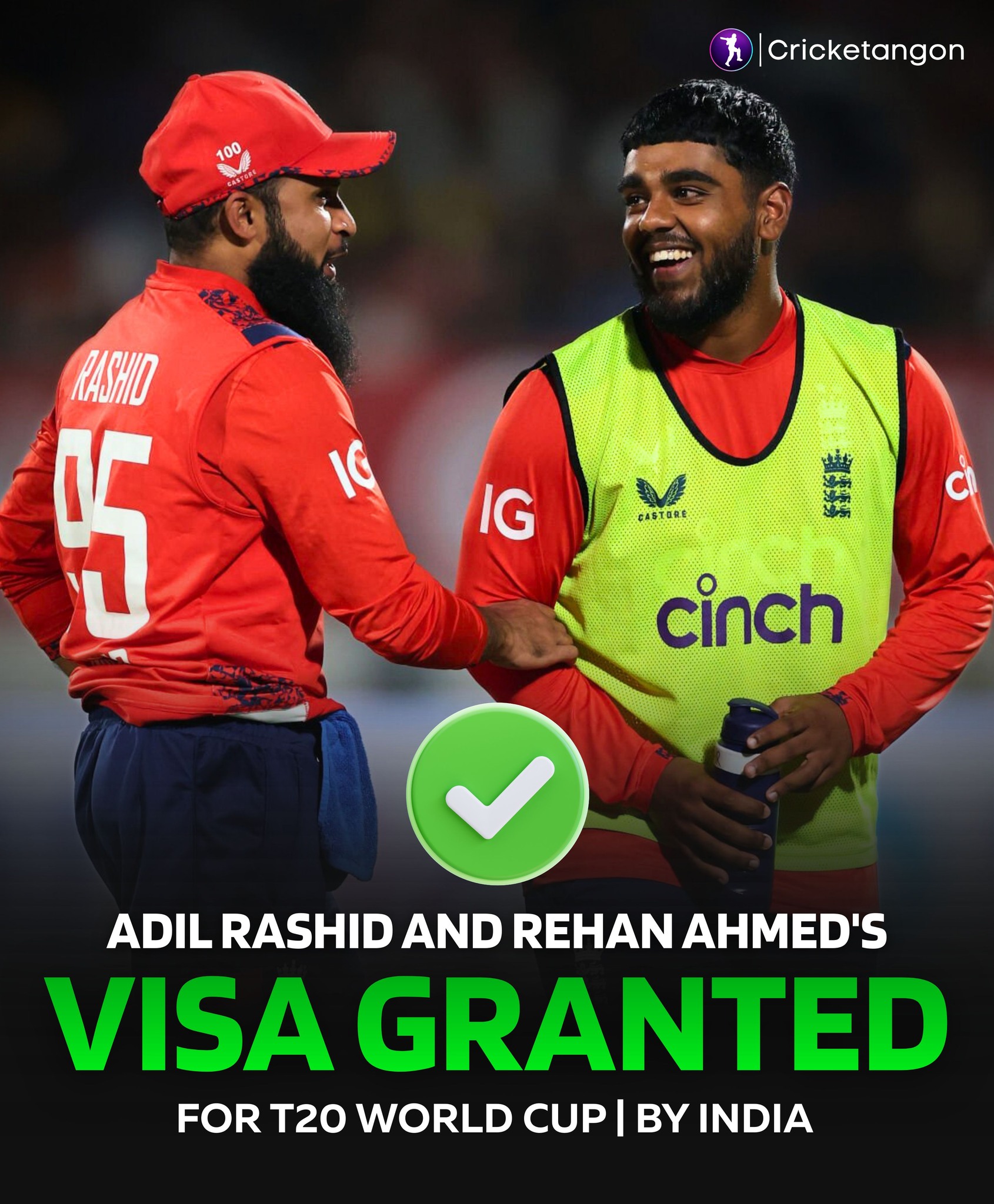 Cricketangon - 🚨 FINALLY, Adil Rashid and Rehan Ahmed can... | Facebook