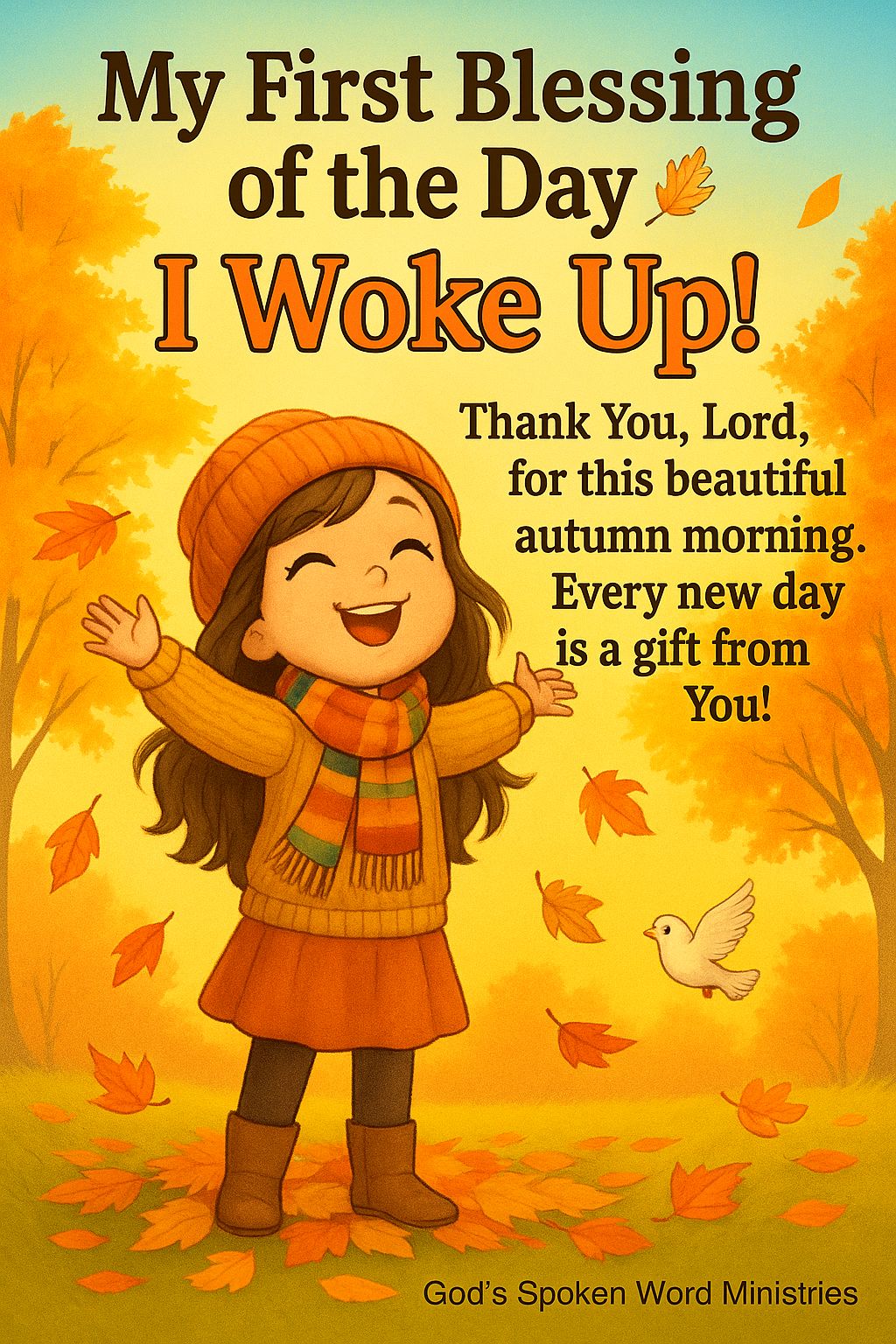 God's - The very first blessing of every day is this: I woke up! 🙌 ...