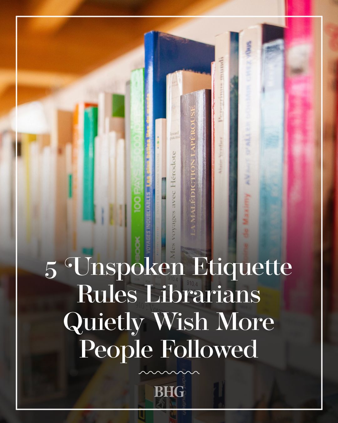 Better - Make sure you're respecting the space, books, and other ...