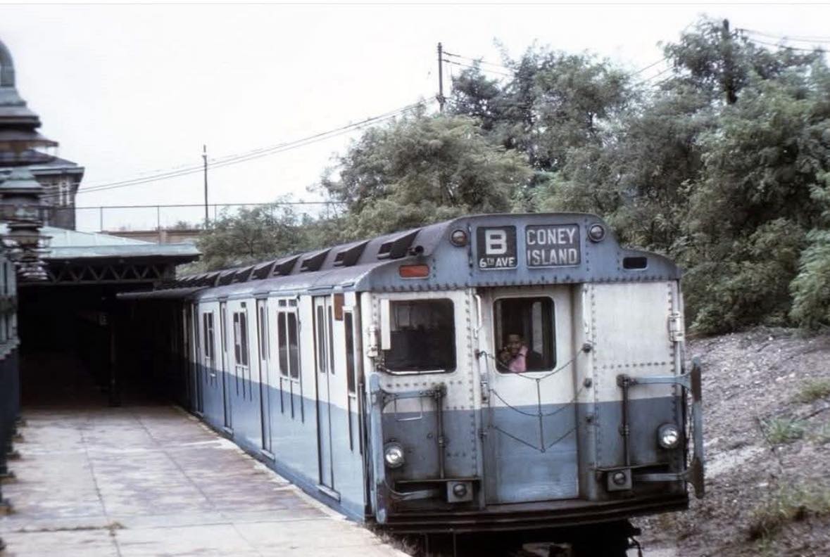 First B train to 57th Street station on June 30, 1968