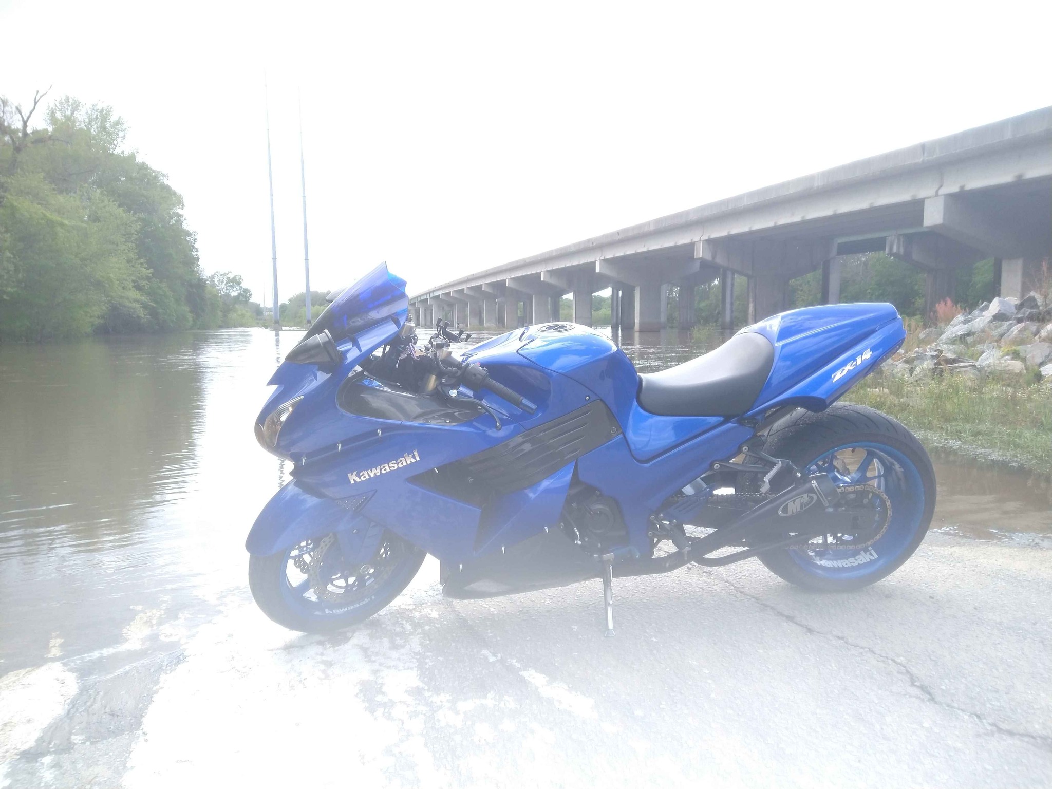 Ninja 1400 custom paint , 330 fat tire , garage kept . Price is set