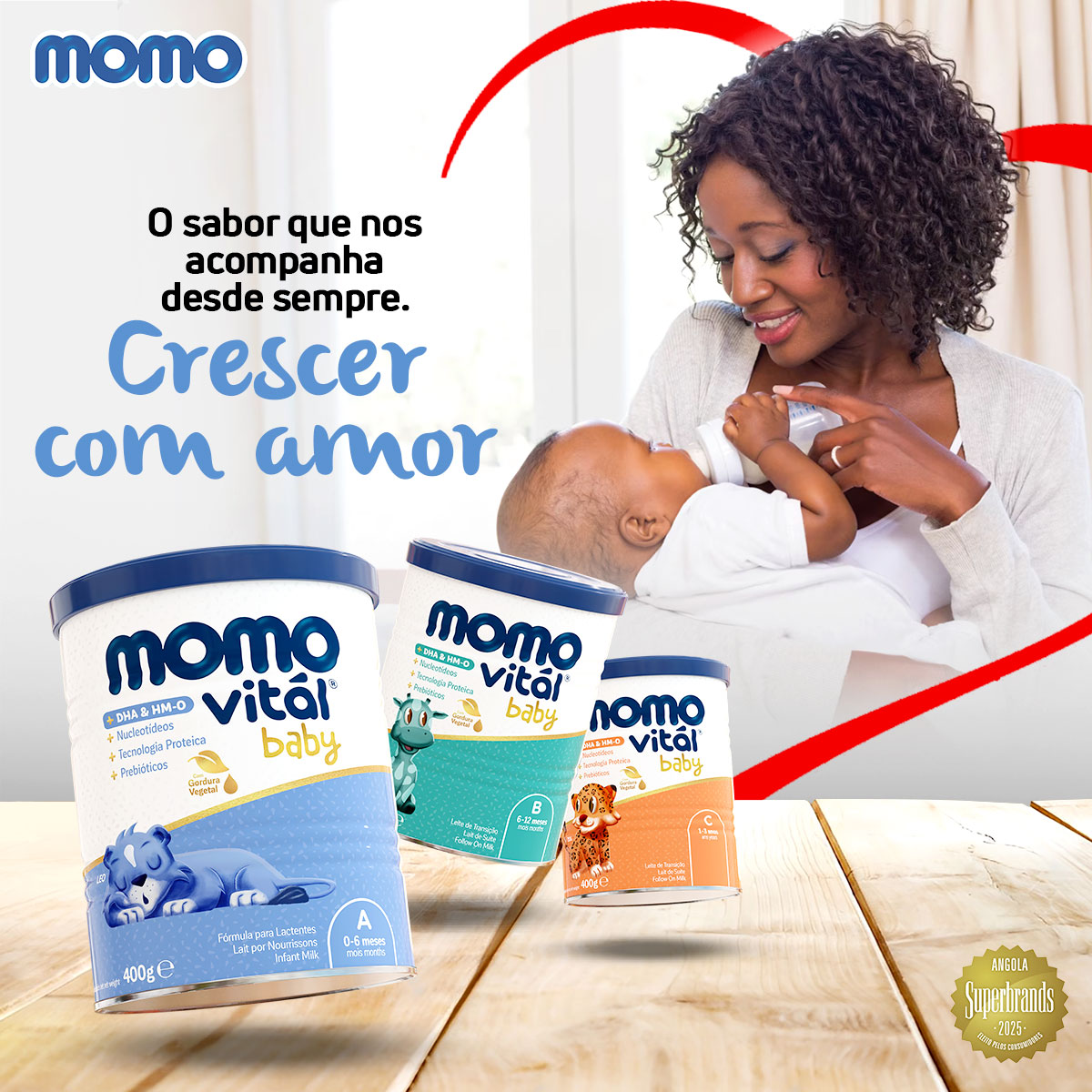 MOMO - O amor de mãe sente-se até no biberão. Cada colher, cada mamada ...