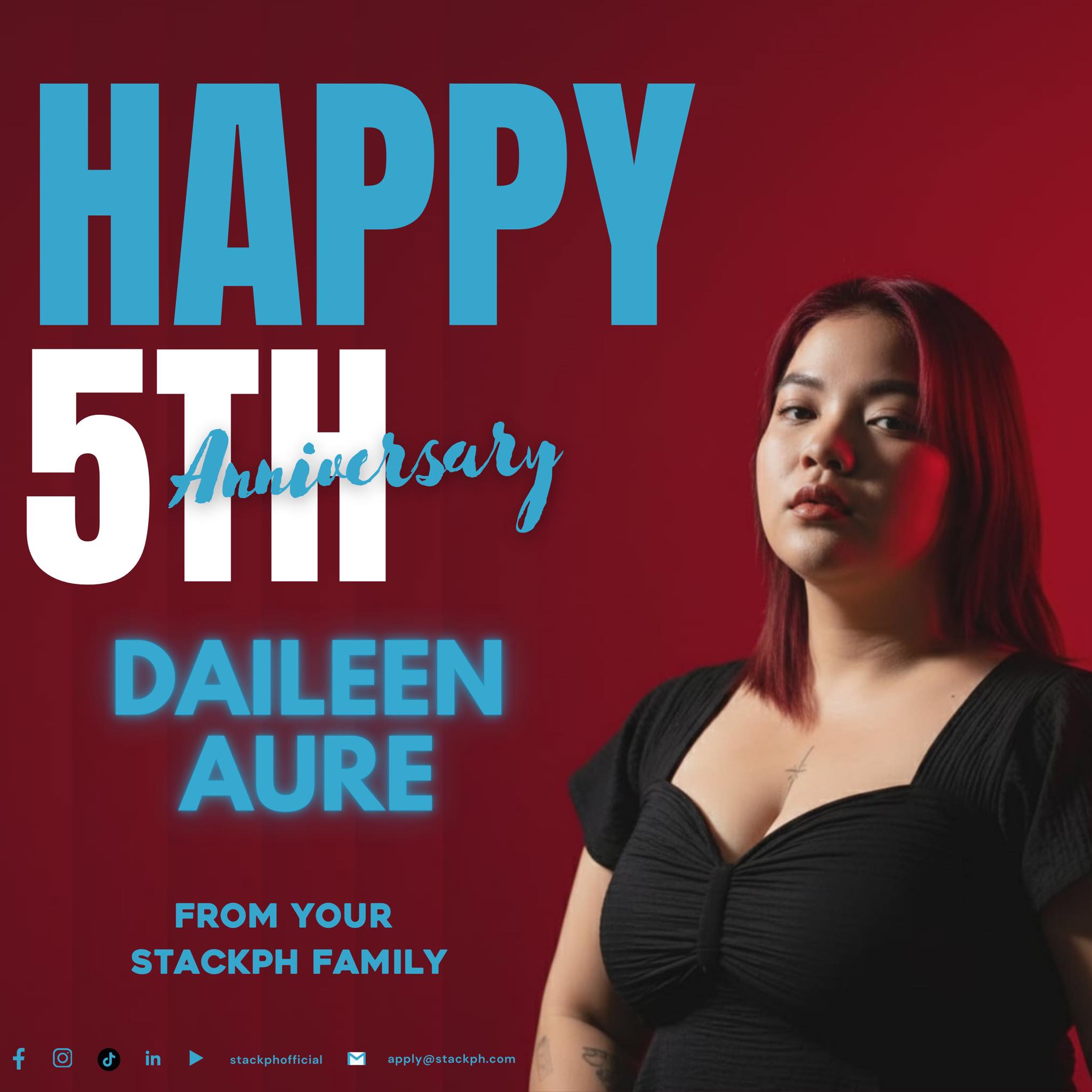 STACKph - Happy 5th Anniversary, Daileen! Today, we celebrate five ...
