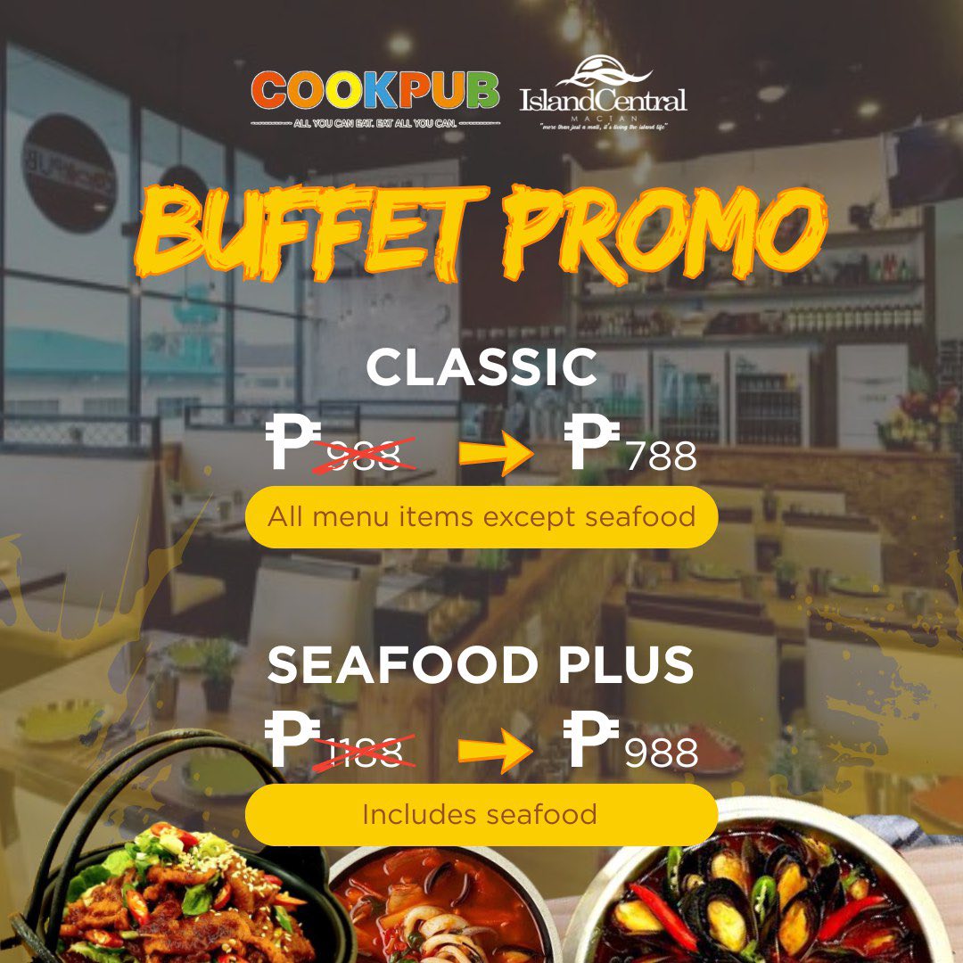 UNBEATABLE BUFFET DEALS ARE HERE!... - Island Central Mactan | Facebook
